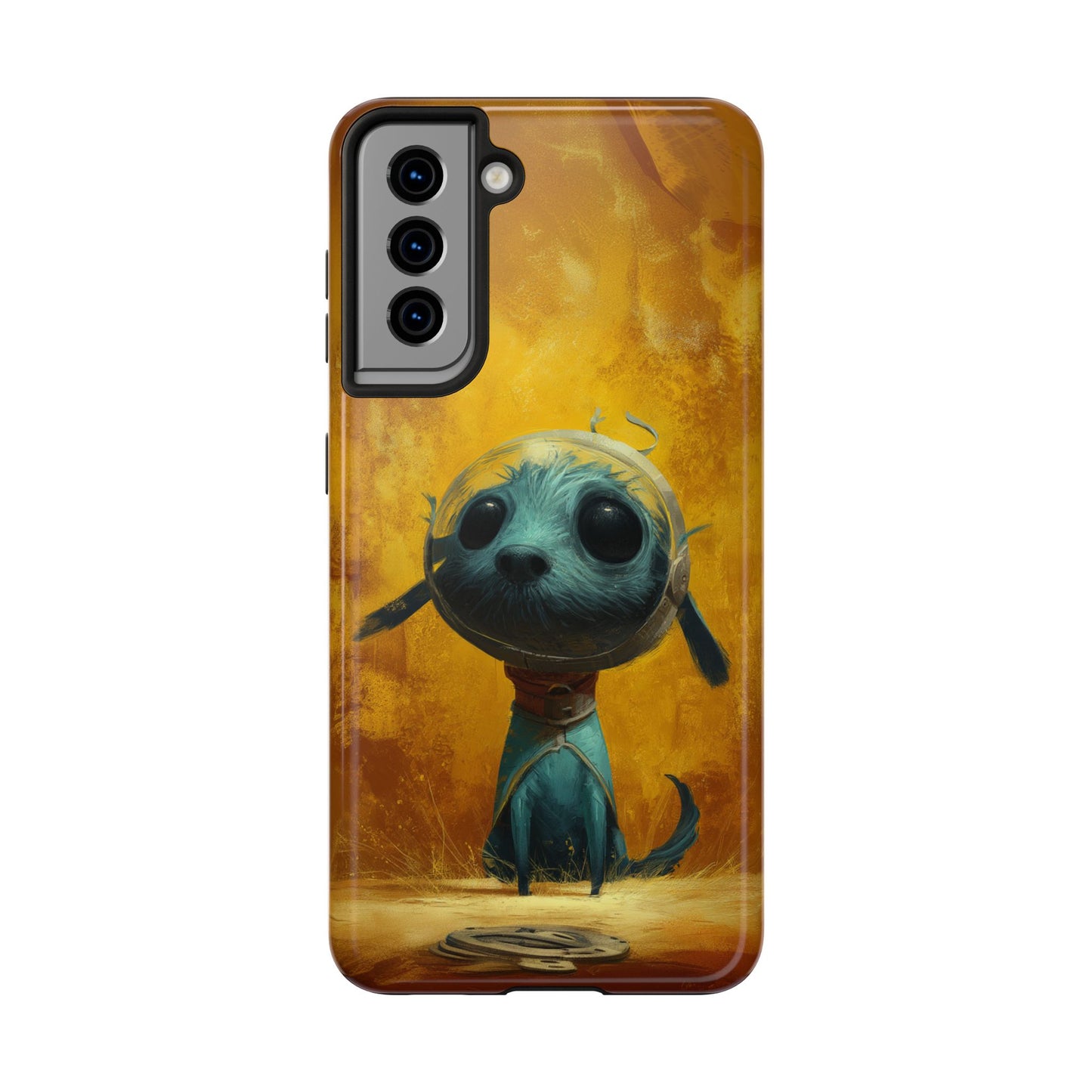 Cute Dog Art Tough Phone Case - Stylish & Protective