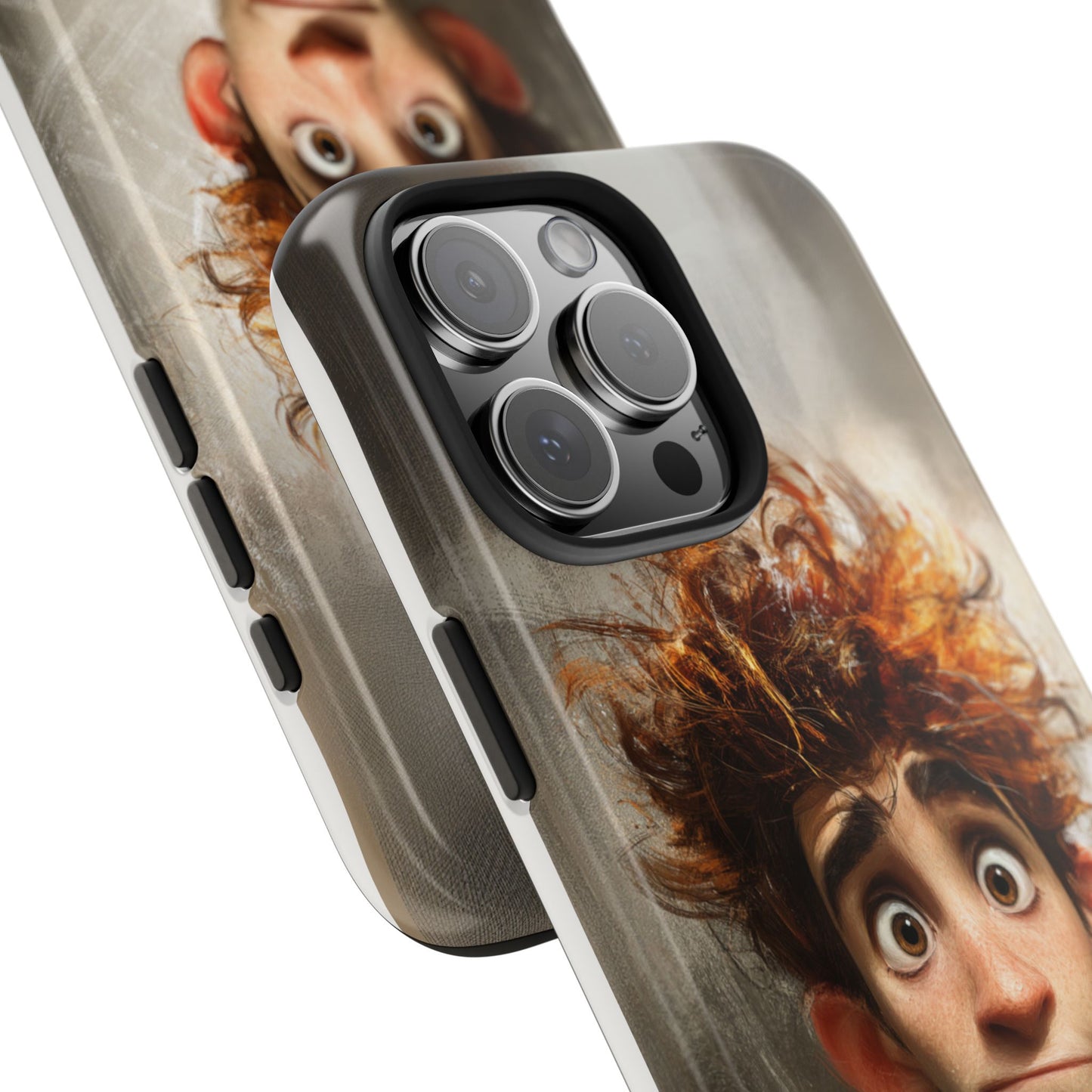 Whimsical Tough Phone Case – Unique Art Design for Creative Souls