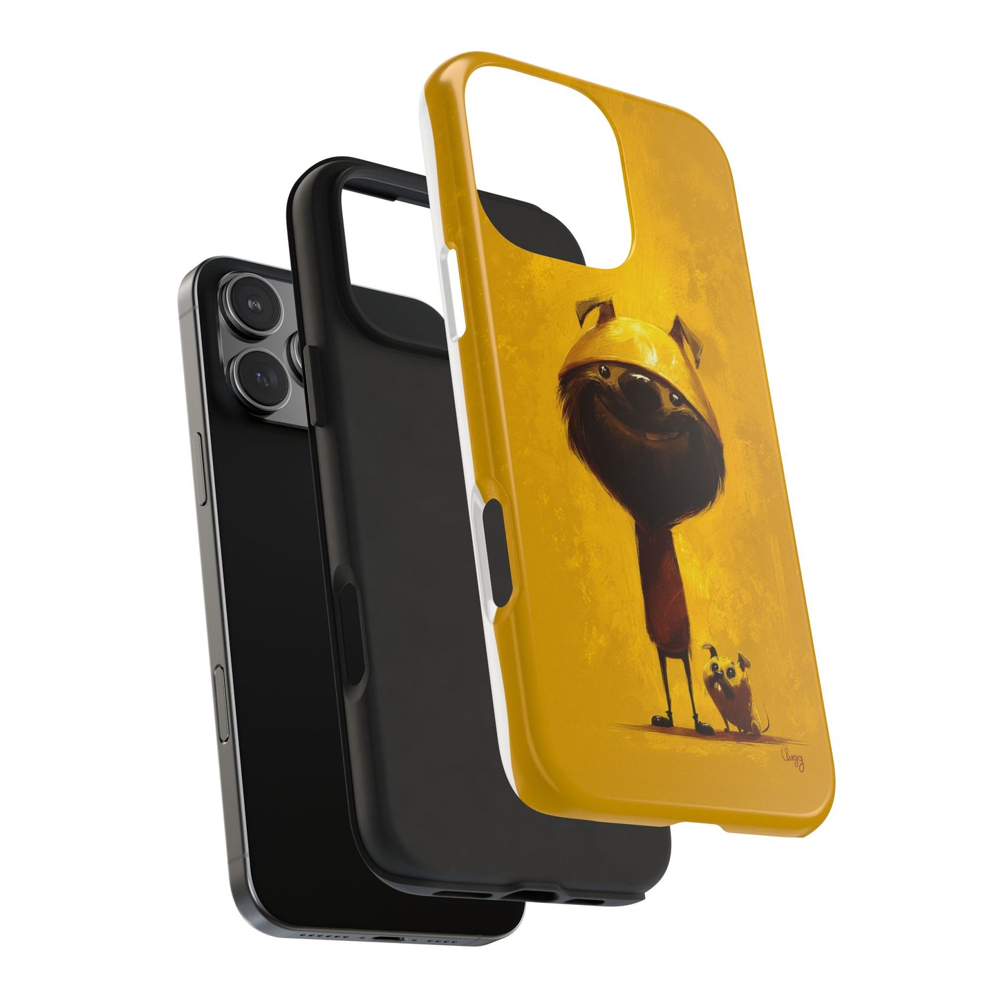 Cute Dog-Themed Tough Phone Cases - Durable Protection & Fun Design