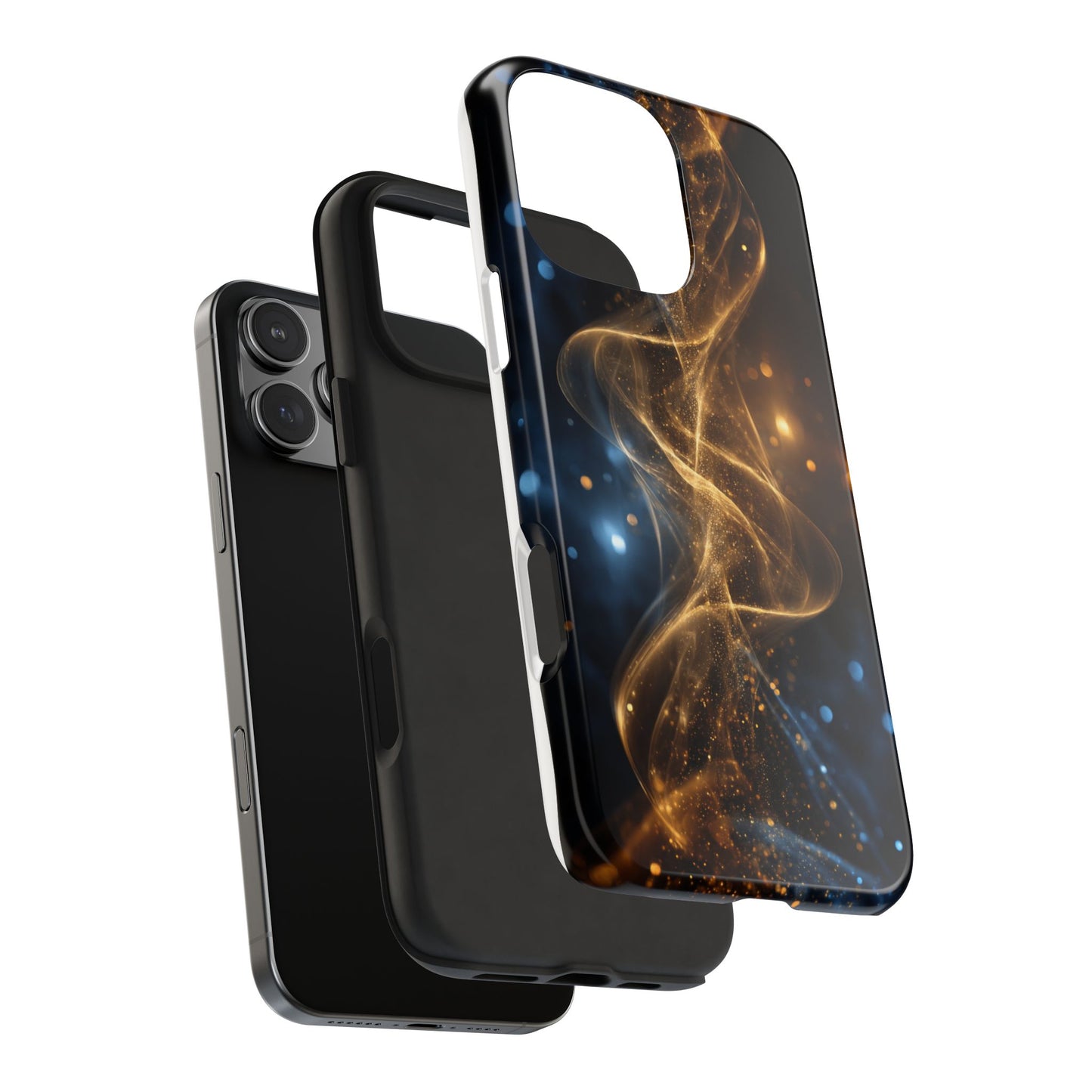 Stylish Tough Phone Cases with Sparkling Swirls Design