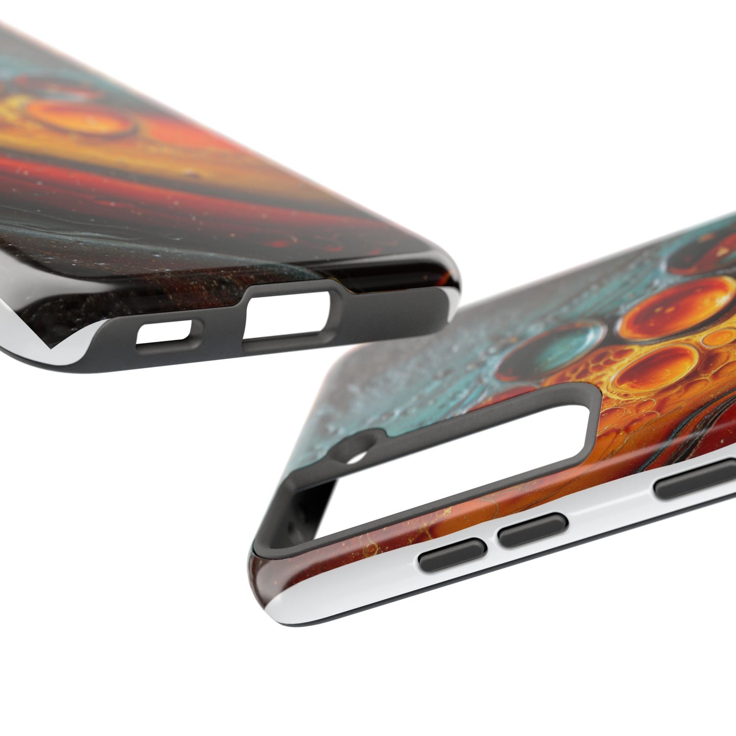 Artistic Tough Phone Case - Unique Abstract Design for Durable Protection