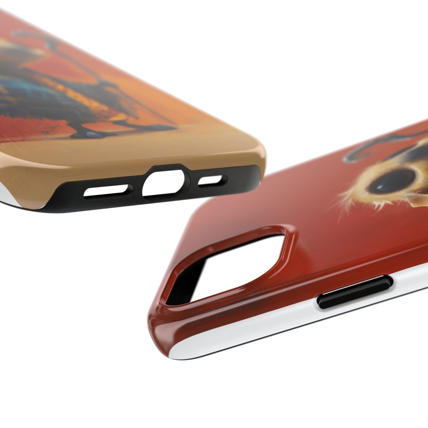 Whimsical Tough Phone Case - Cute Character Design for Kids & Adults