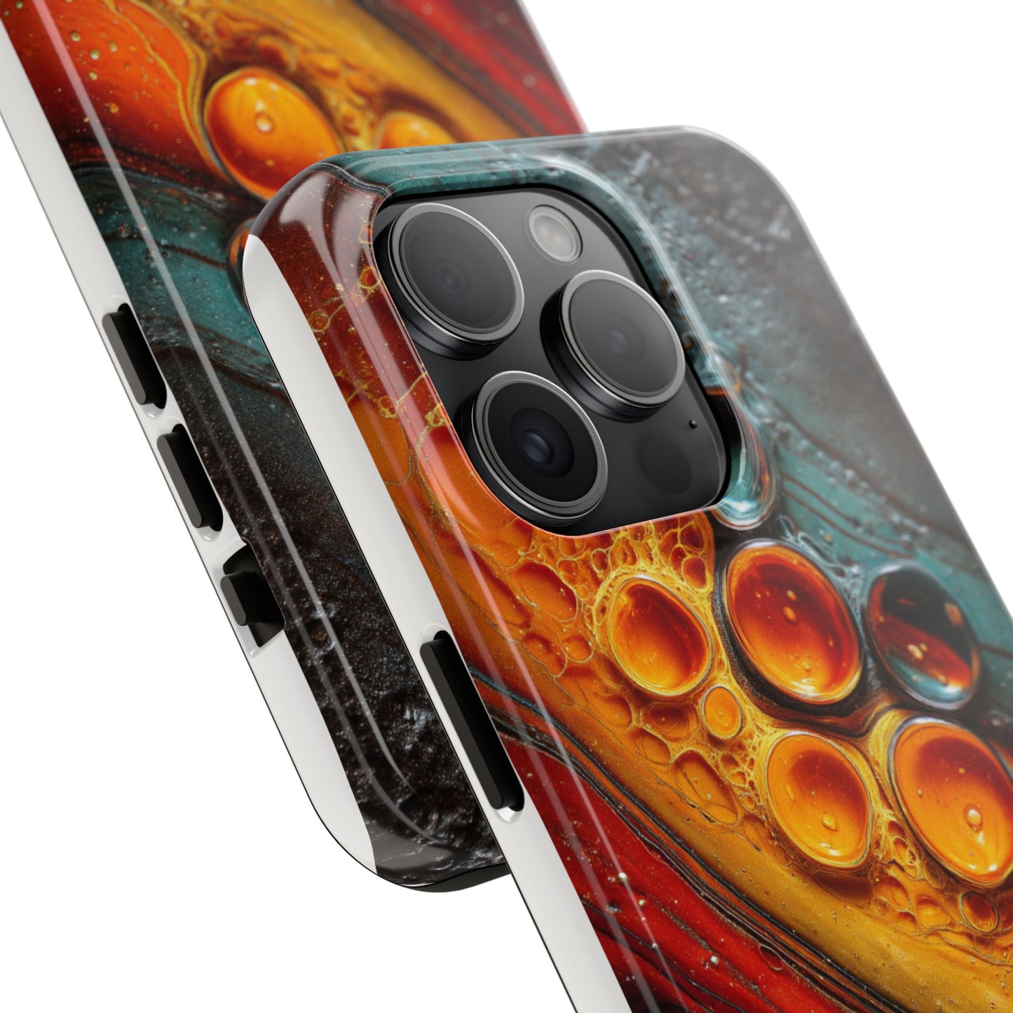 Artistic Tough Phone Case - Unique Abstract Design for Durable Protection