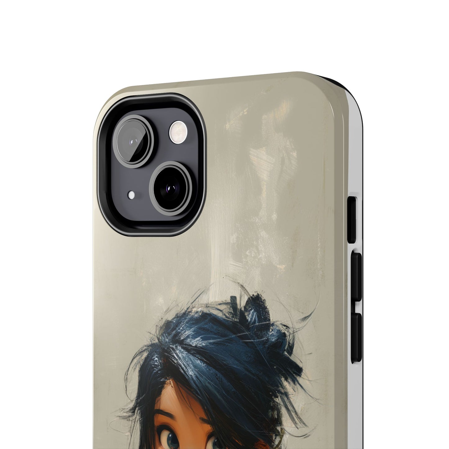 Artistic Tough Phone Case – Unique Portrait Design for Creatives
