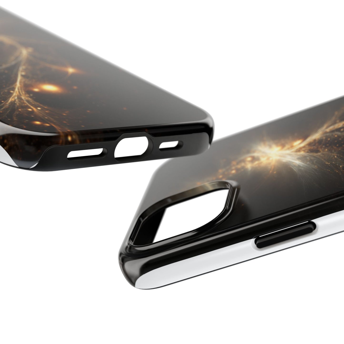 Cosmic Glow Tough Phone Case - Galaxy Design for Sci-Fi Lovers
