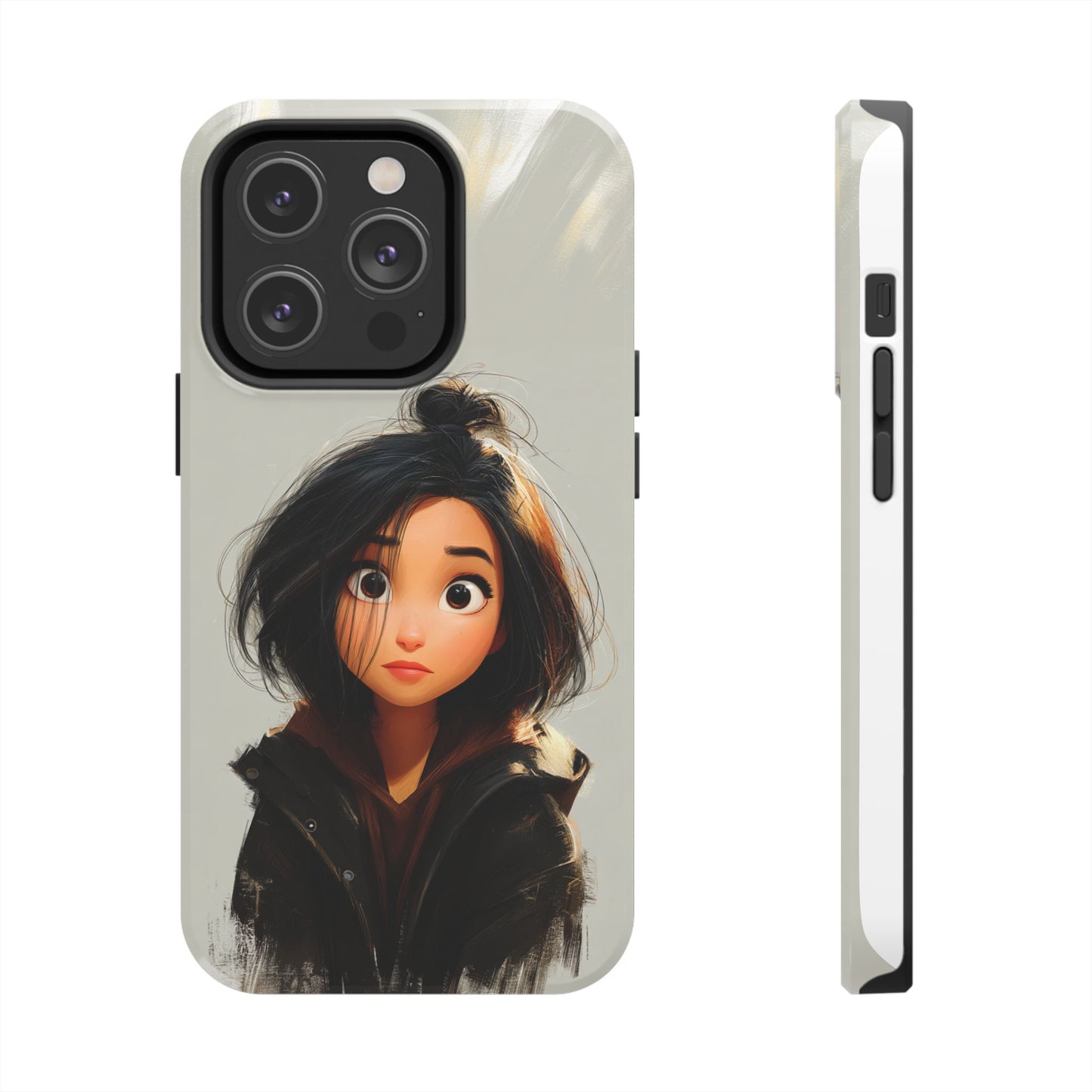 Artistic Tough Phone Case - Unique Design for Creative Souls