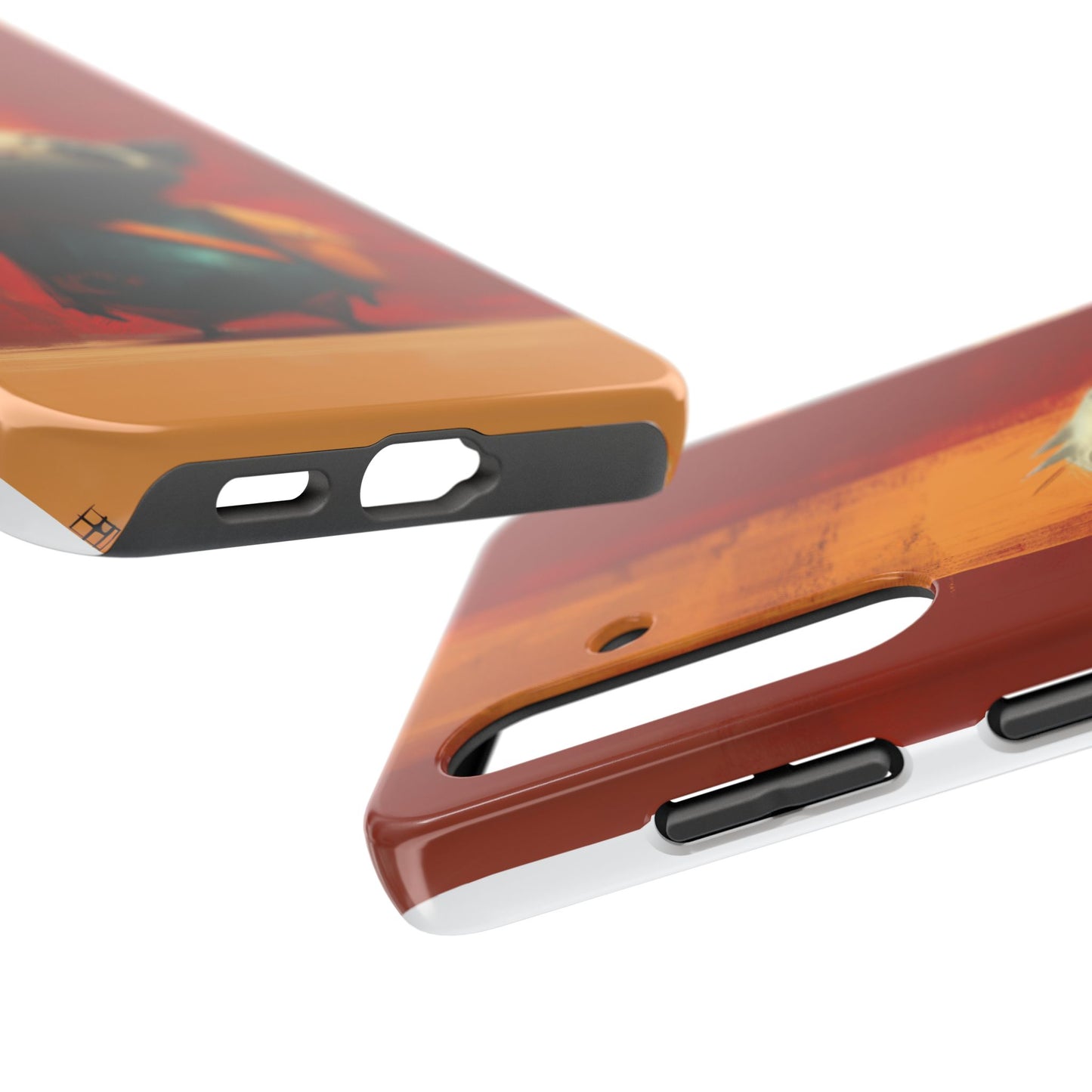 Adventurous Character Tough Phone Case - Durable Protection for Creative Souls