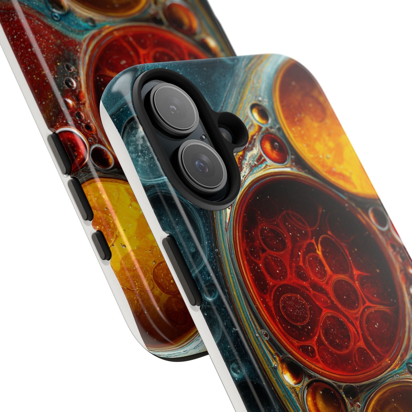 Vibrant Abstract Tough Phone Case - Durable Protection with Artistic Design