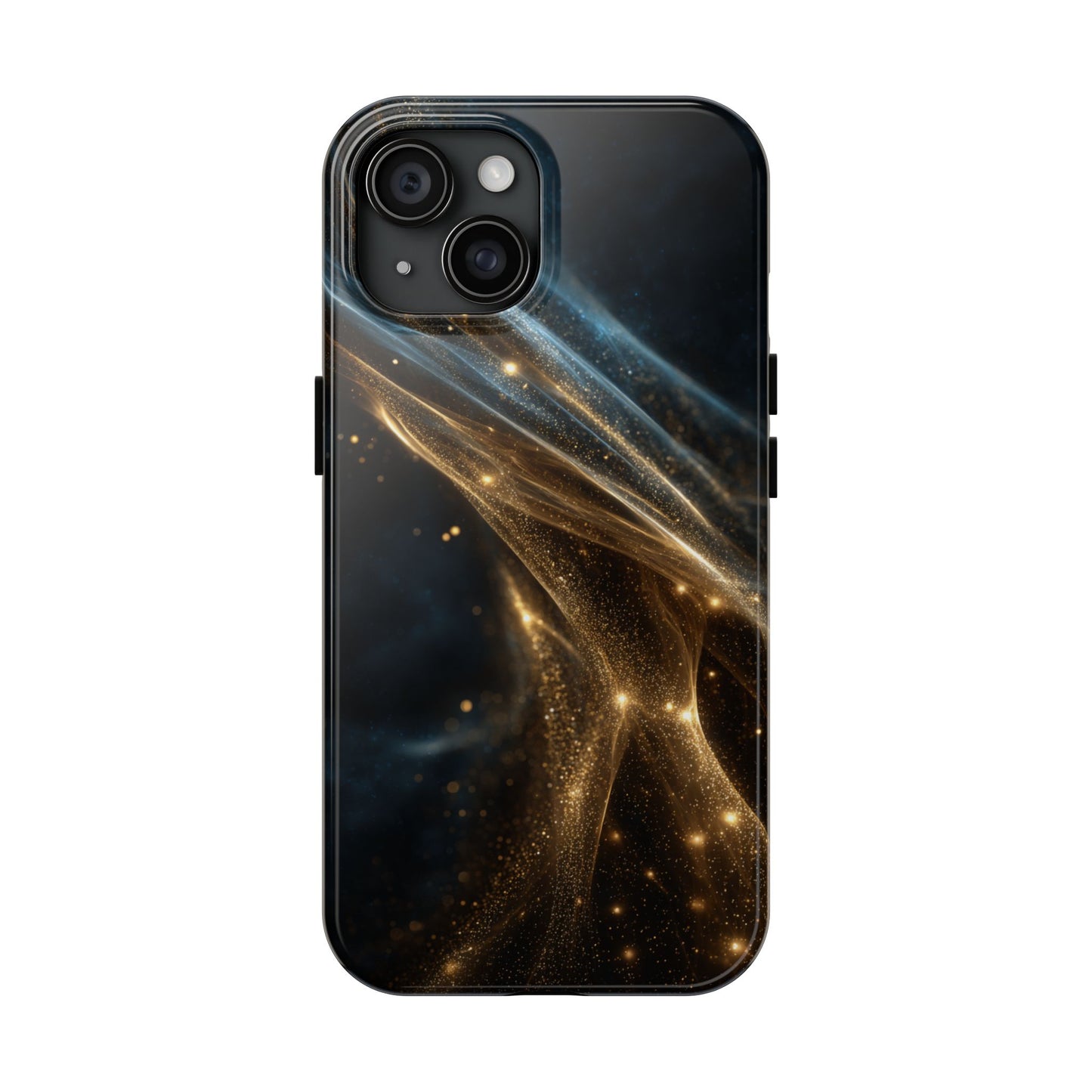 Stunning Gold Swirl Tough Phone Case - Stylish Protection with Elegance