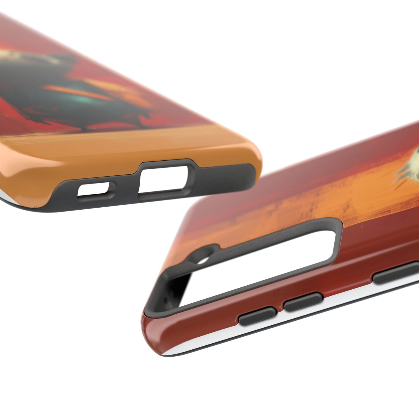 Adventurous Character Tough Phone Case - Durable Protection for Creative Souls
