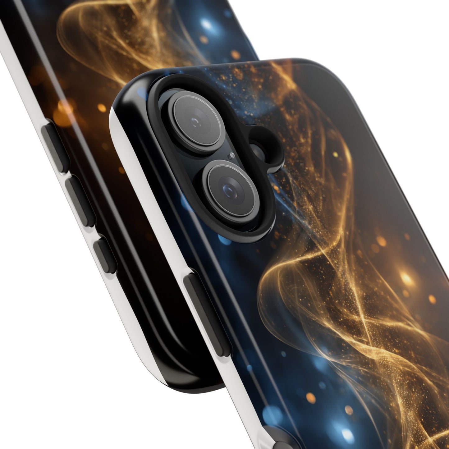 Stylish Tough Phone Cases with Sparkling Swirls Design