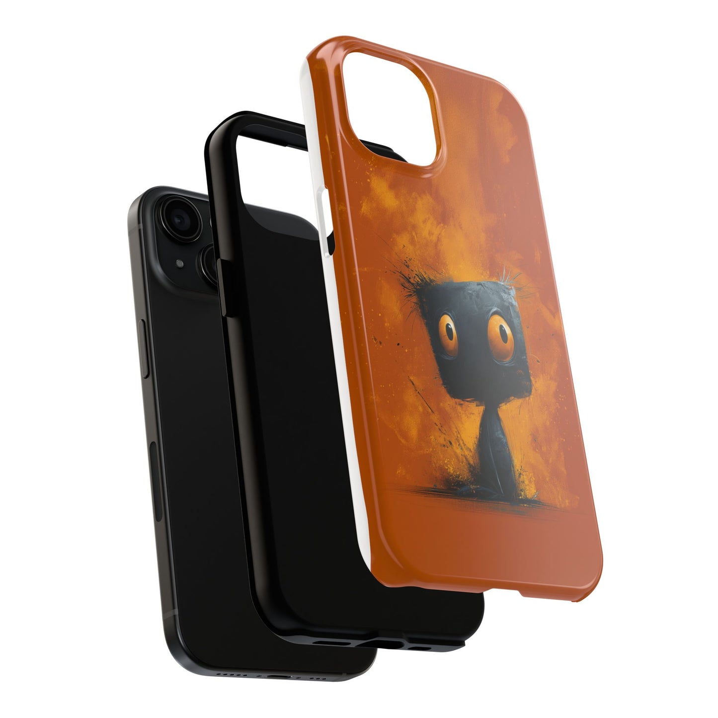 Cute Monster Tough Phone Case - Durable Protector for Kids & Adults
