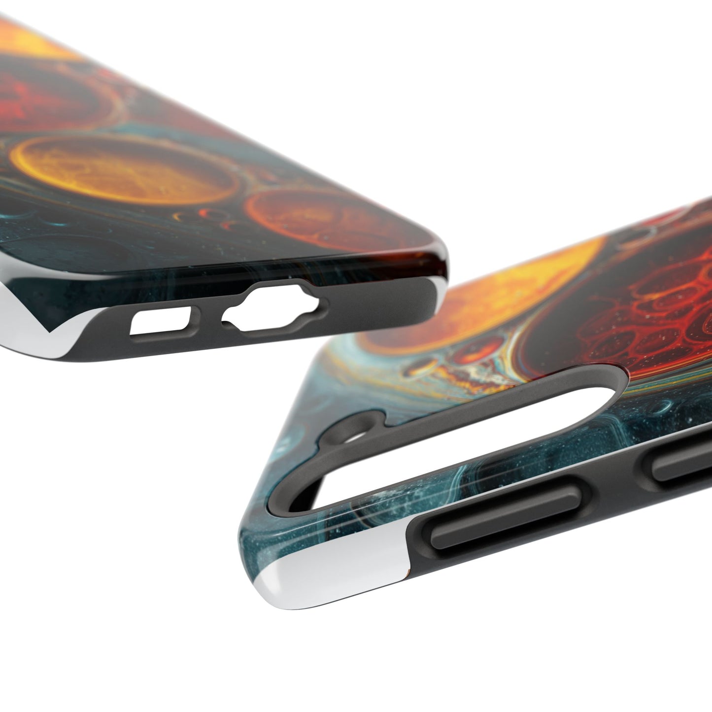 Vibrant Abstract Tough Phone Case - Durable Protection with Artistic Design
