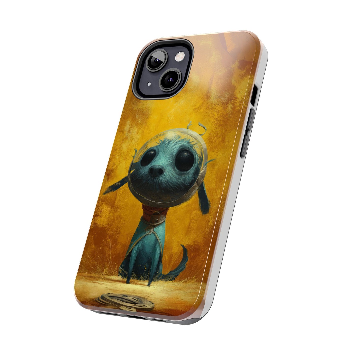Cute Dog Art Tough Phone Case - Stylish & Protective