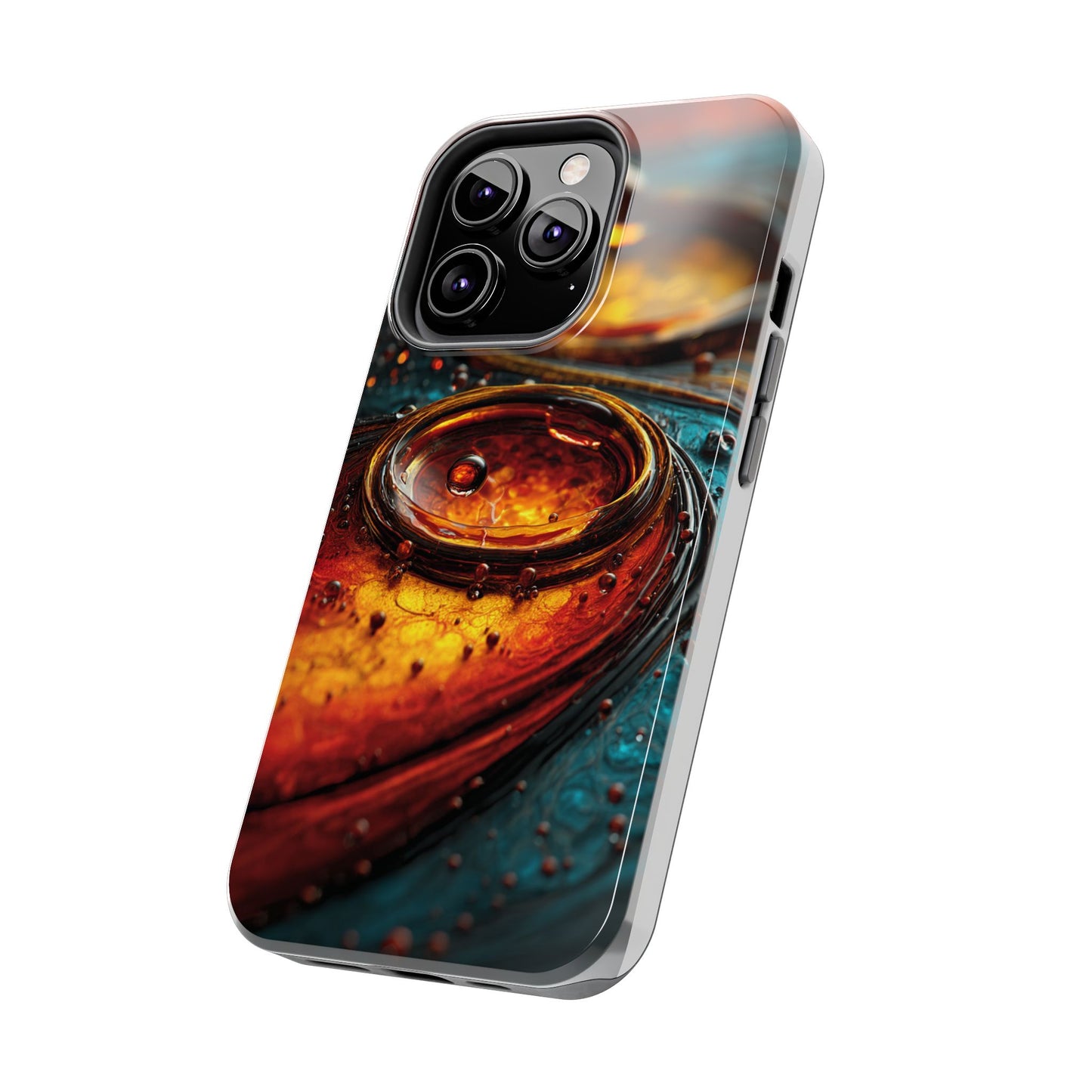 Artistic Tough Phone Case – Abstract Colorful Design for Unique Protection