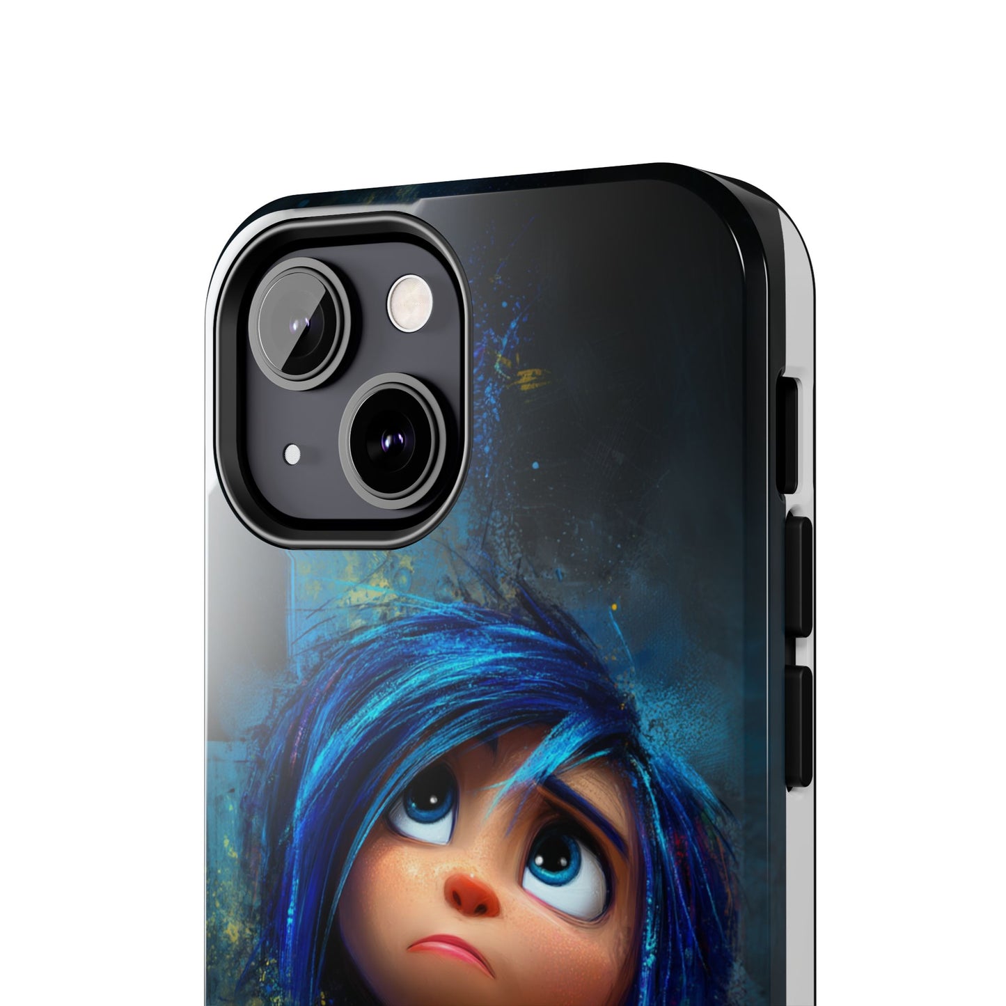 Unique Artsy Tough Phone Case – Emotional Abstract Design for Creative Souls