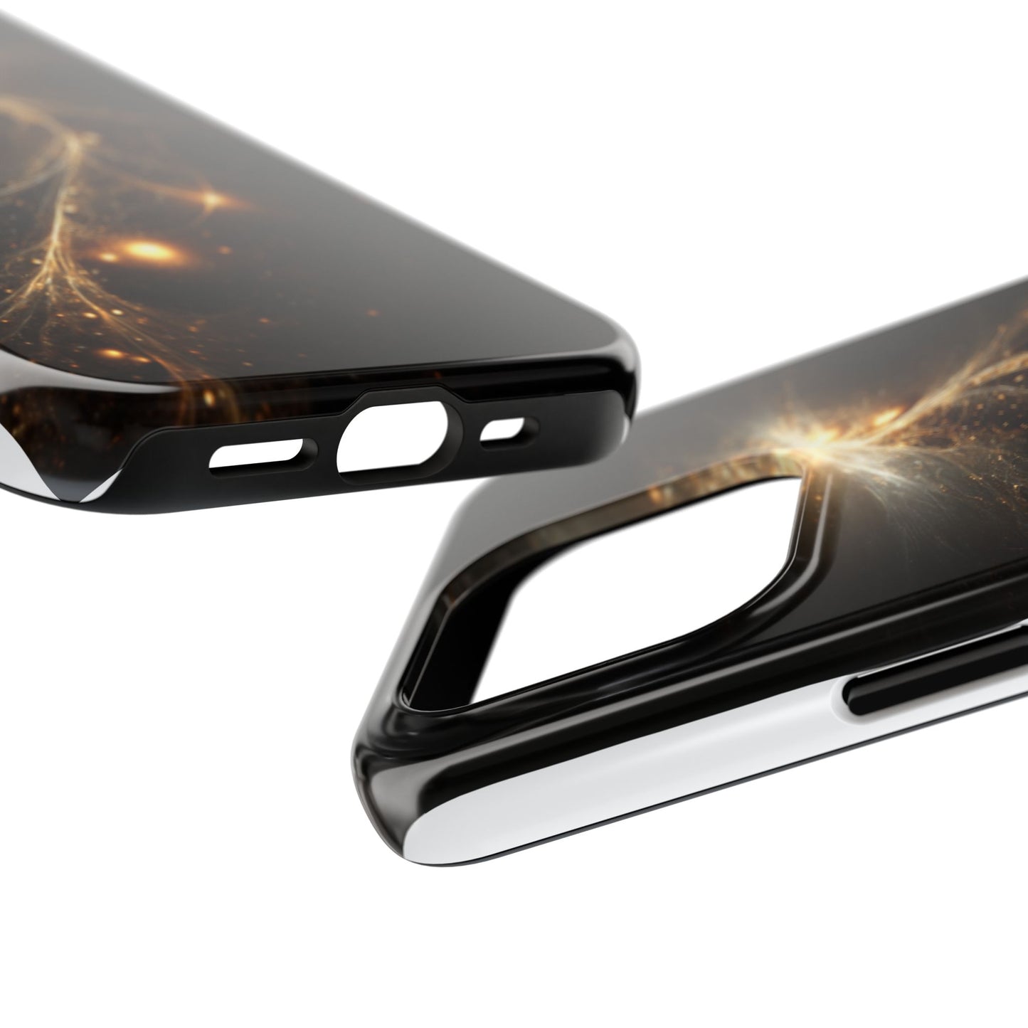 Cosmic Glow Tough Phone Case - Galaxy Design for Sci-Fi Lovers