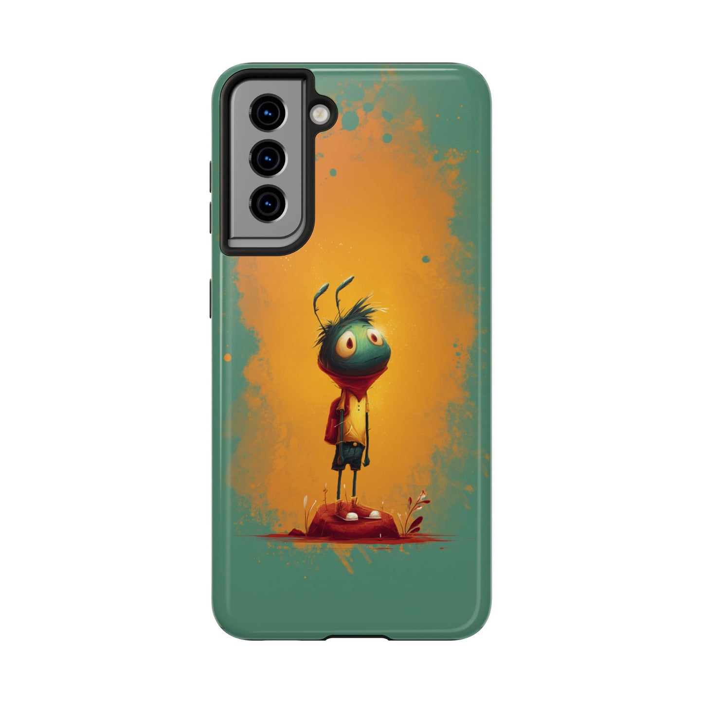Whimsical Tough Phone Cases for Kids – Vibrant Character Design