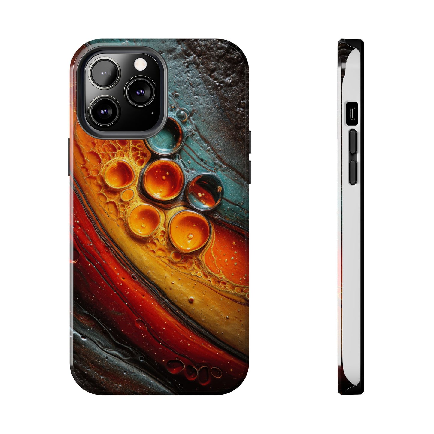 Artistic Tough Phone Case - Unique Abstract Design for Durable Protection