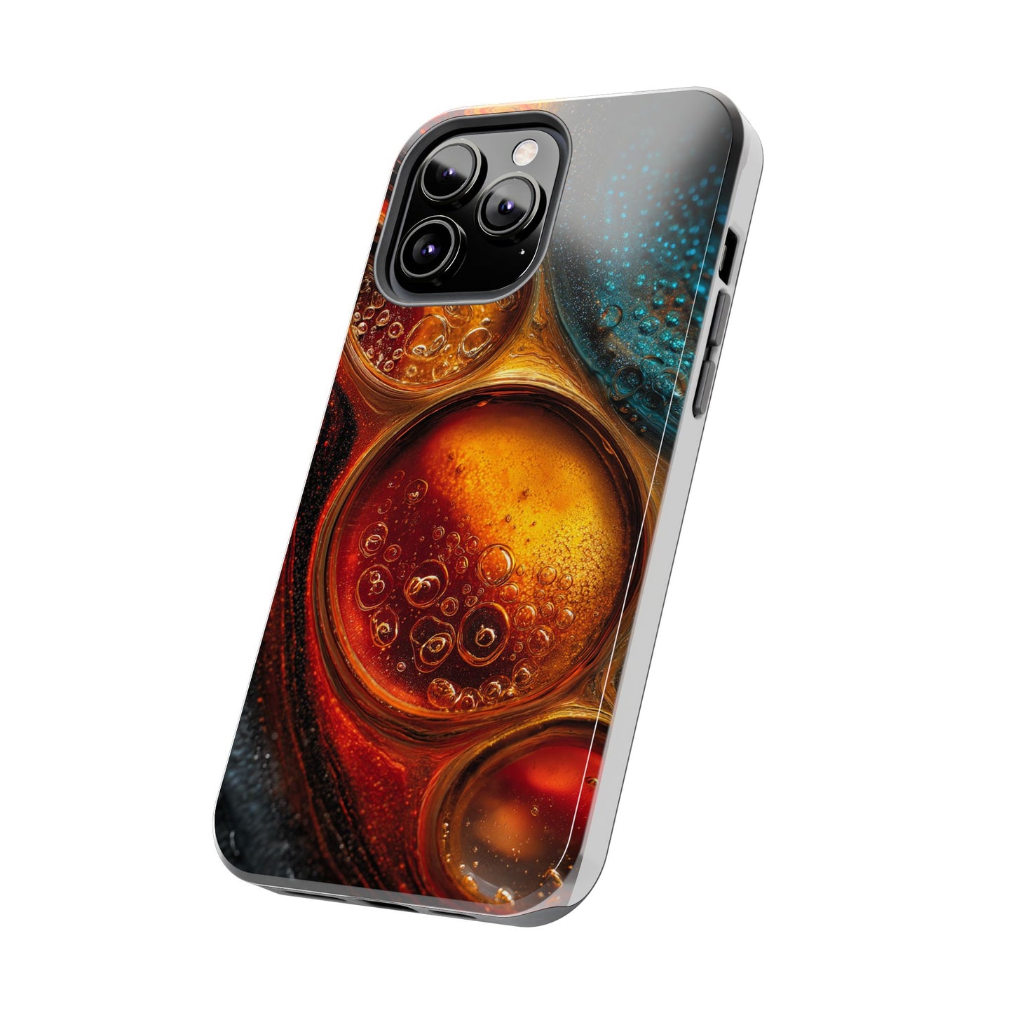 Vibrant Abstract Tough Phone Case – Bubble Design for Ultimate Protection