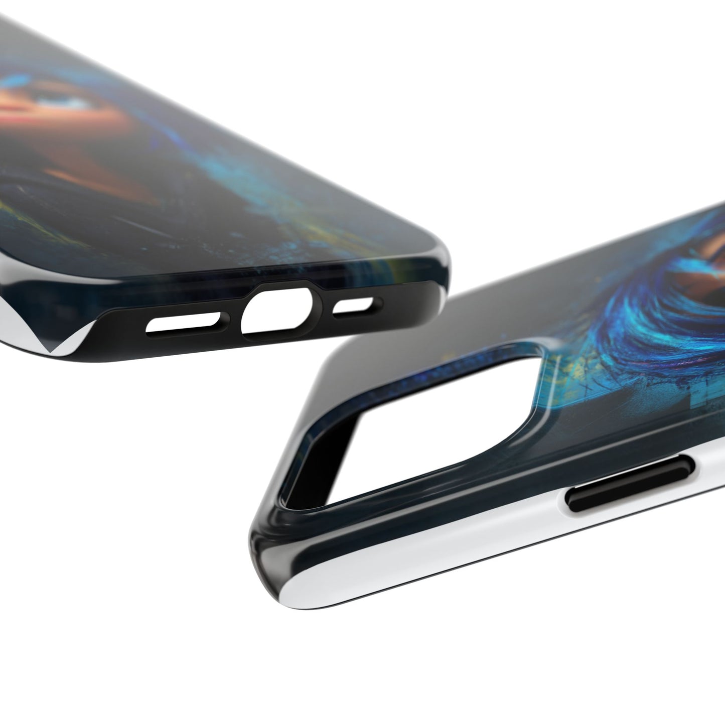 Unique Artsy Tough Phone Case – Emotional Abstract Design for Creative Souls