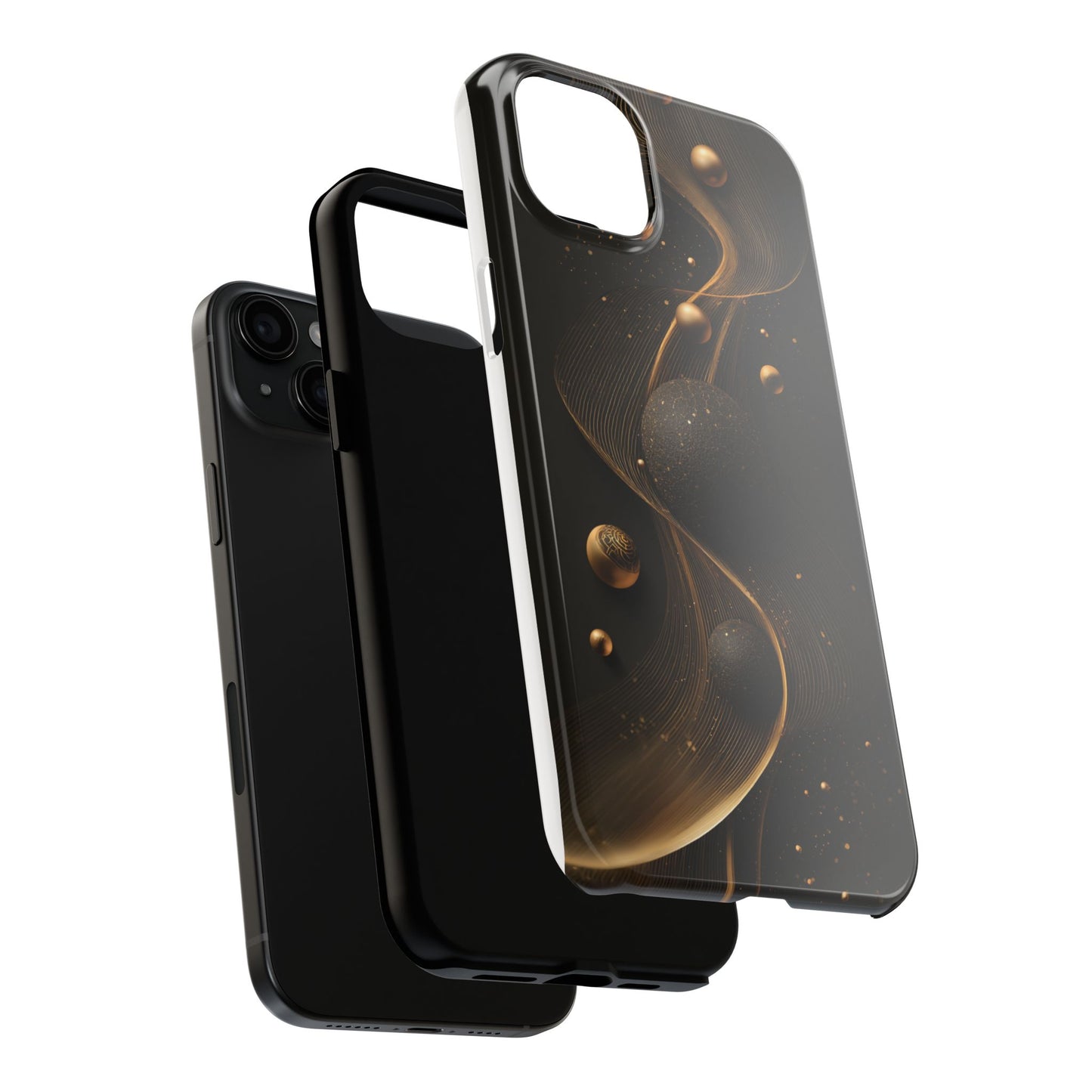 Elegant Abstract Galaxy Tough Phone Case - Perfect for Cosmic Art Lovers