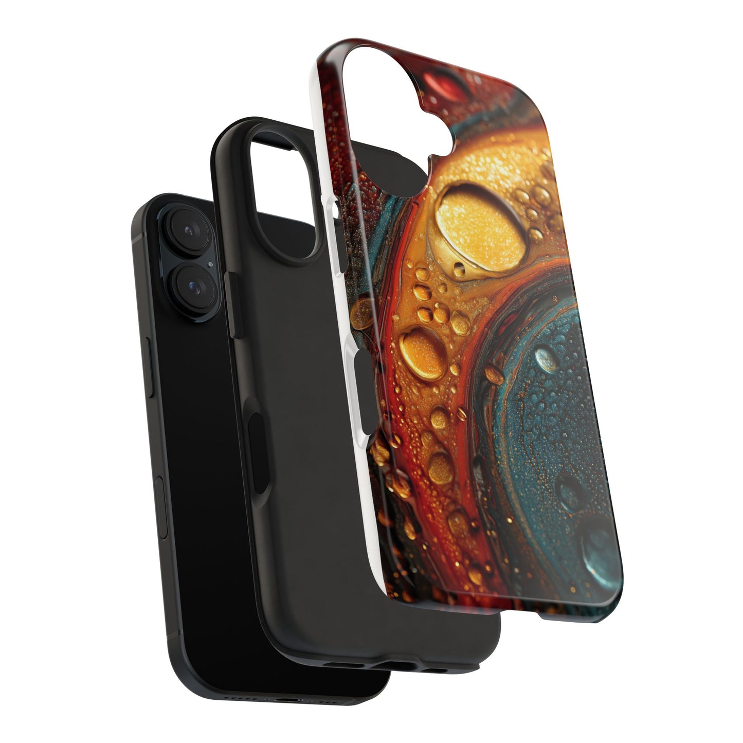 Vibrant Watercolor Tough Phone Case - Colorful Abstract Design
