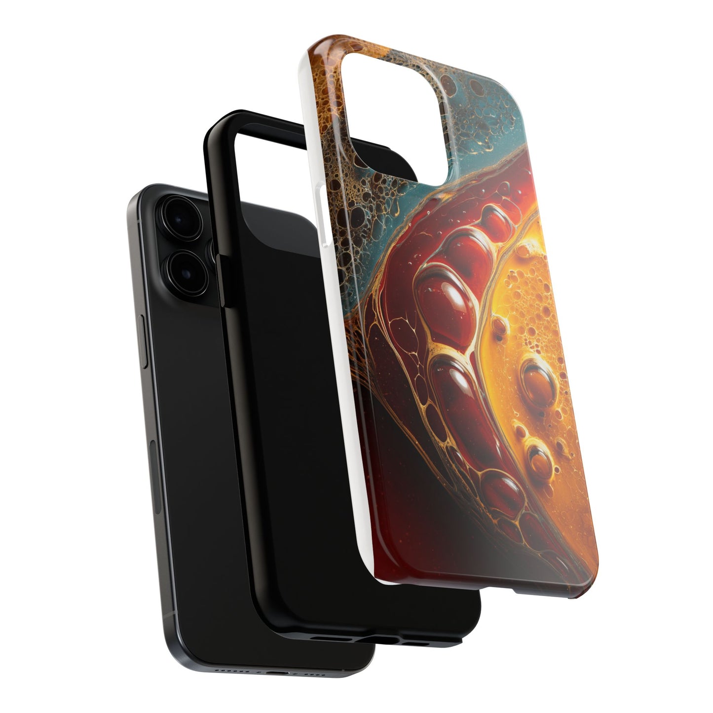 Vibrant Abstract Tough Phone Case - Colorful Protection for Your Device