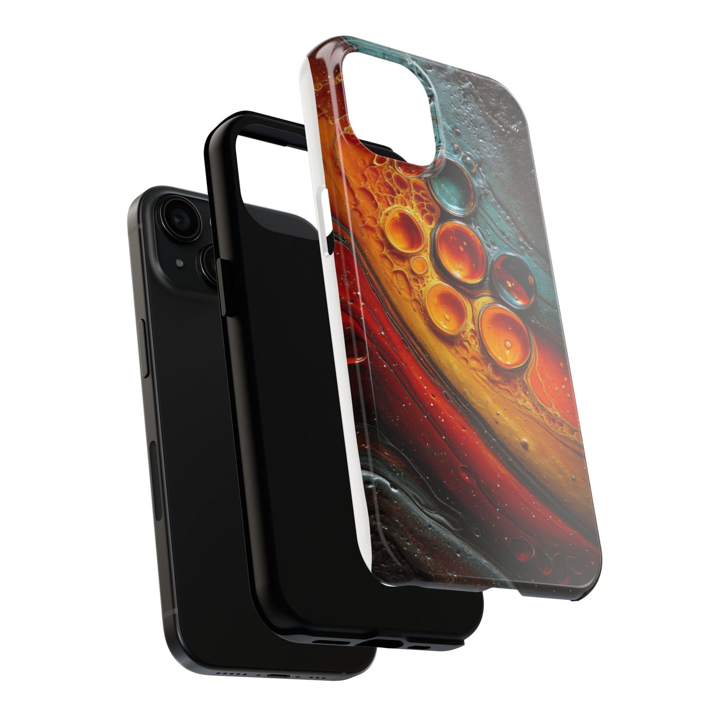 Artistic Tough Phone Case - Unique Abstract Design for Durable Protection