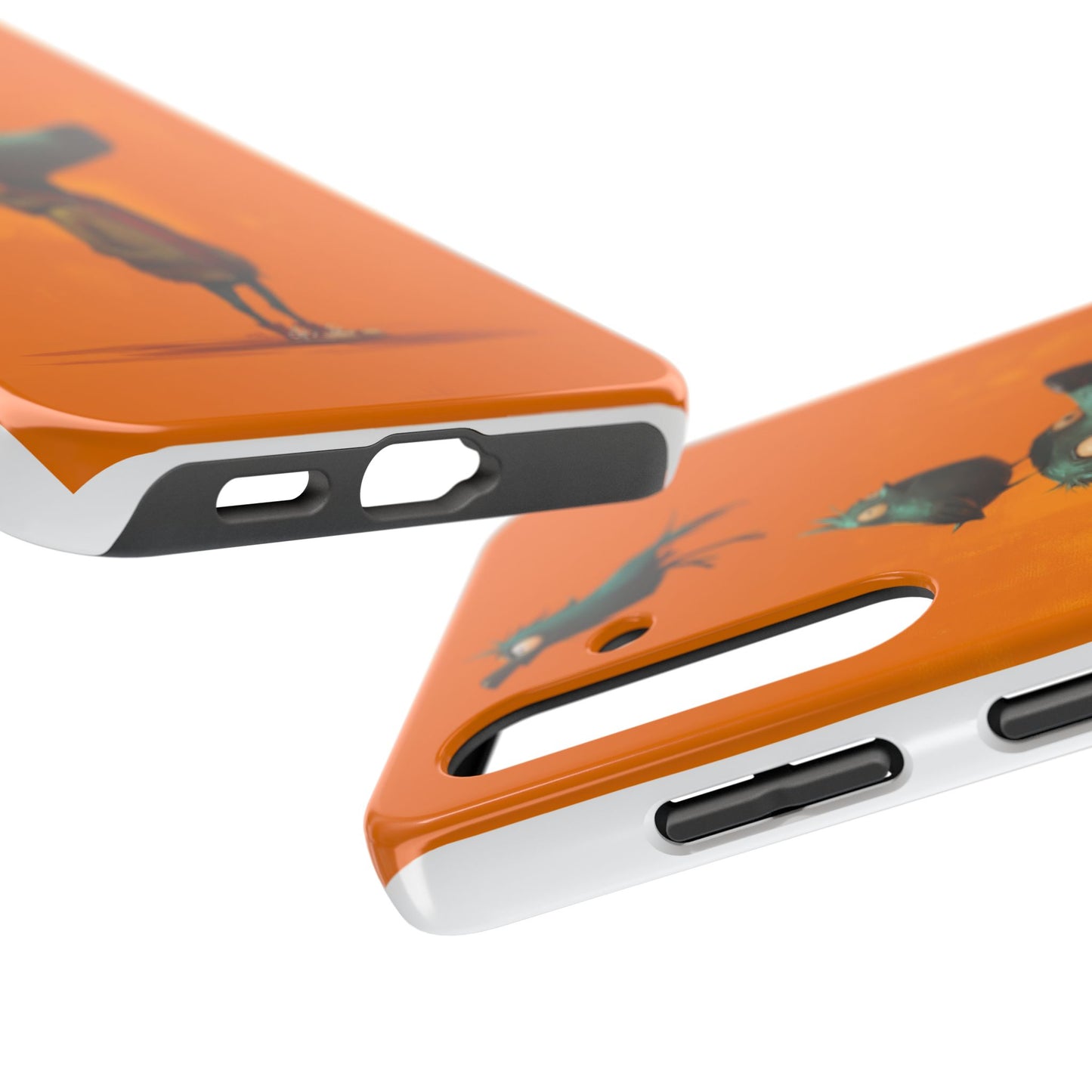 Fun Dog & Bird Tough Phone Cases - Quirky Animal Art for Pet Lovers