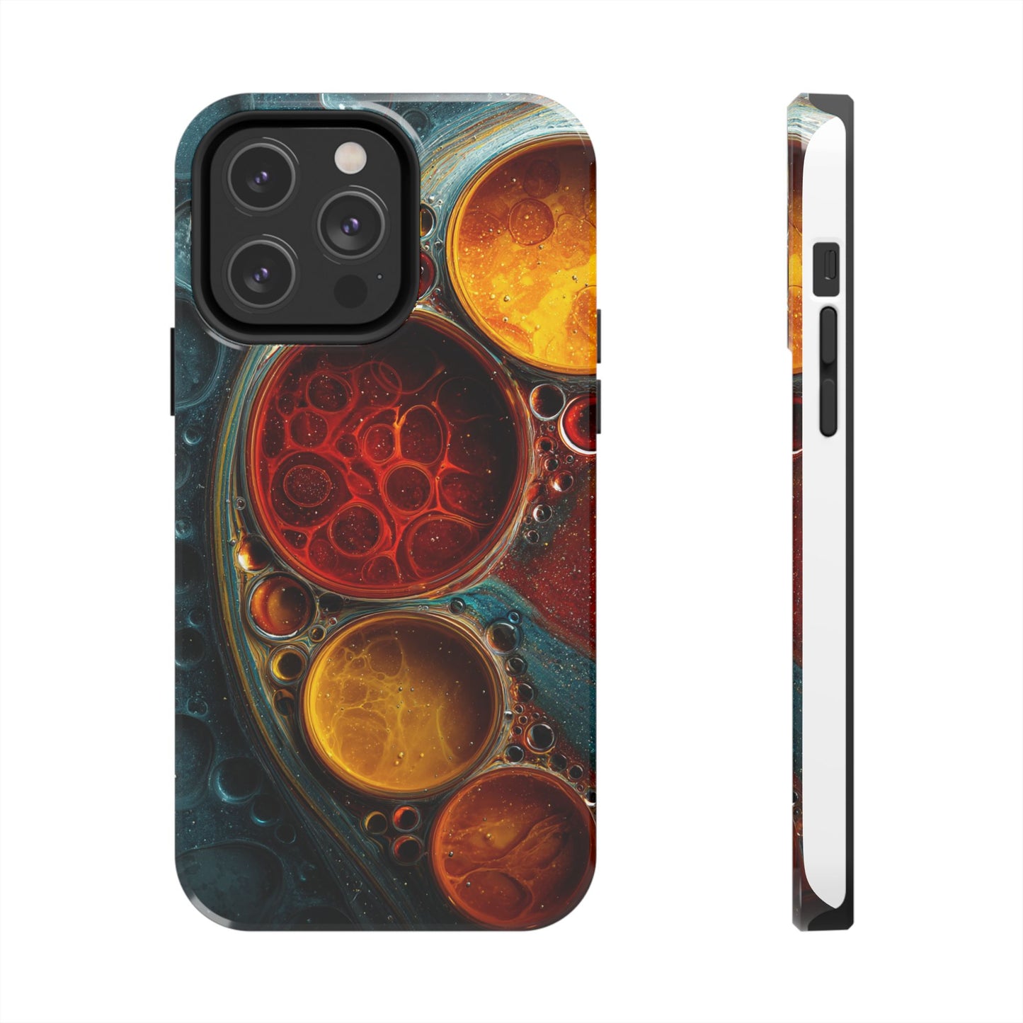 Vibrant Abstract Tough Phone Case - Durable Protection with Artistic Design