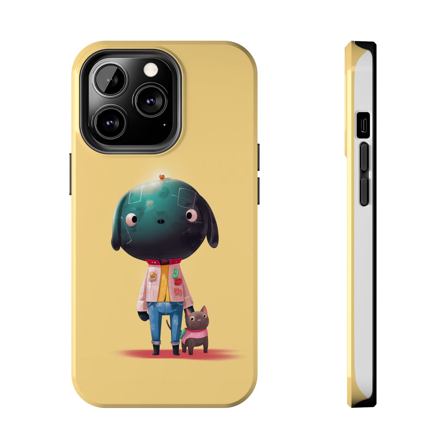 Cute Dog-Themed Tough Phone Cases for Pet Lovers - Durable Protection & Whimsical Design