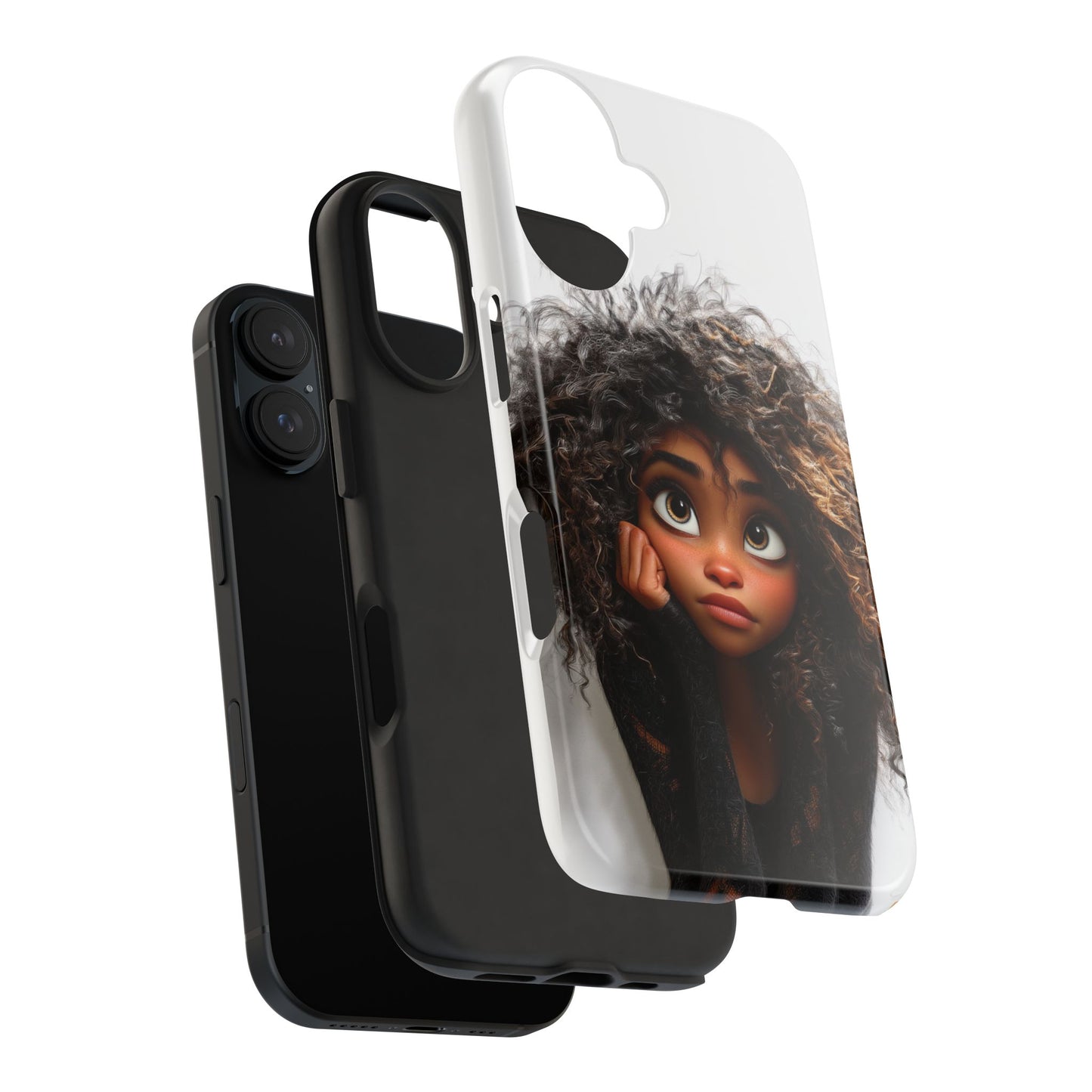 Whimsical Tough Phone Case – Playful Character Design for Teens & Creatives