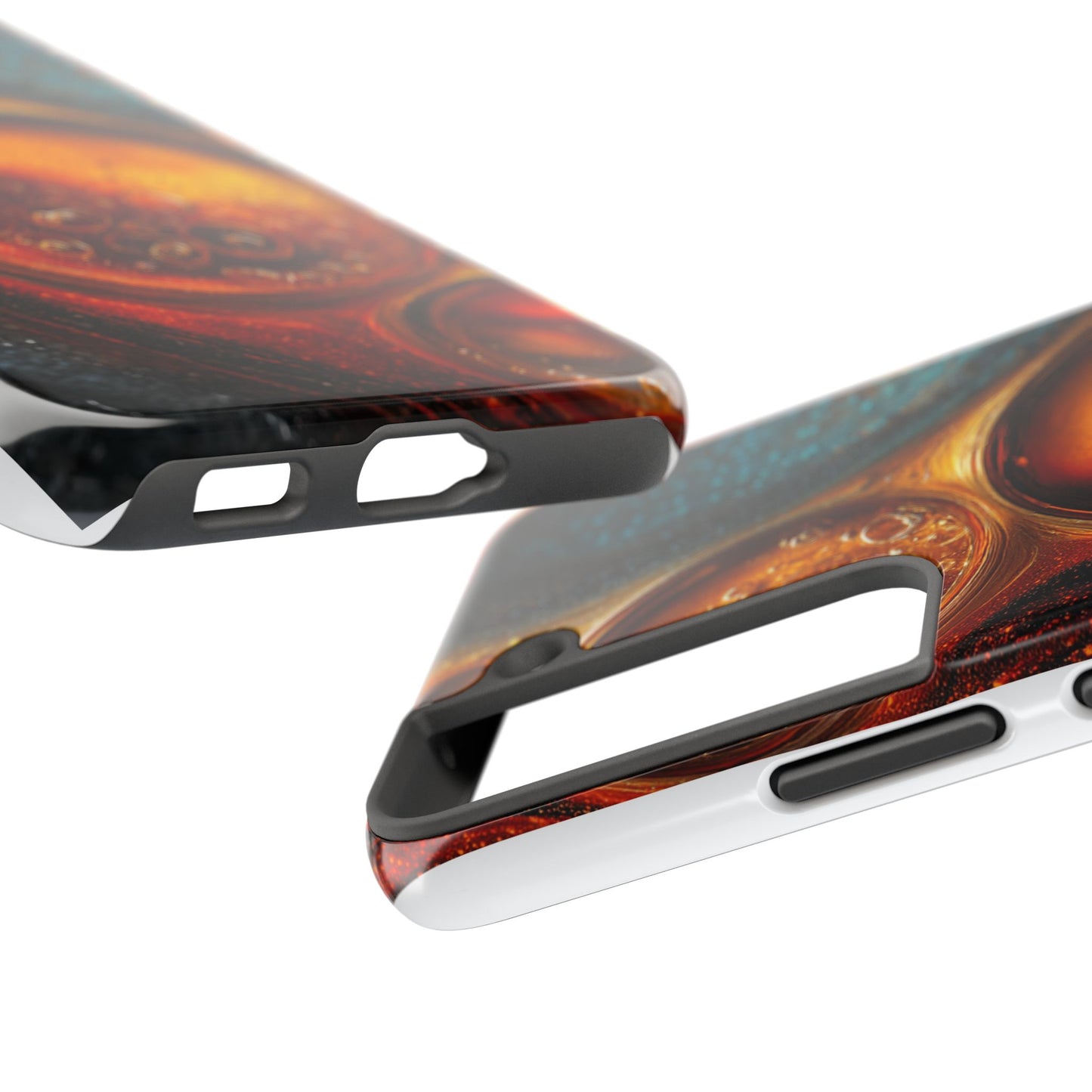 Vibrant Abstract Tough Phone Case – Bubble Design for Ultimate Protection