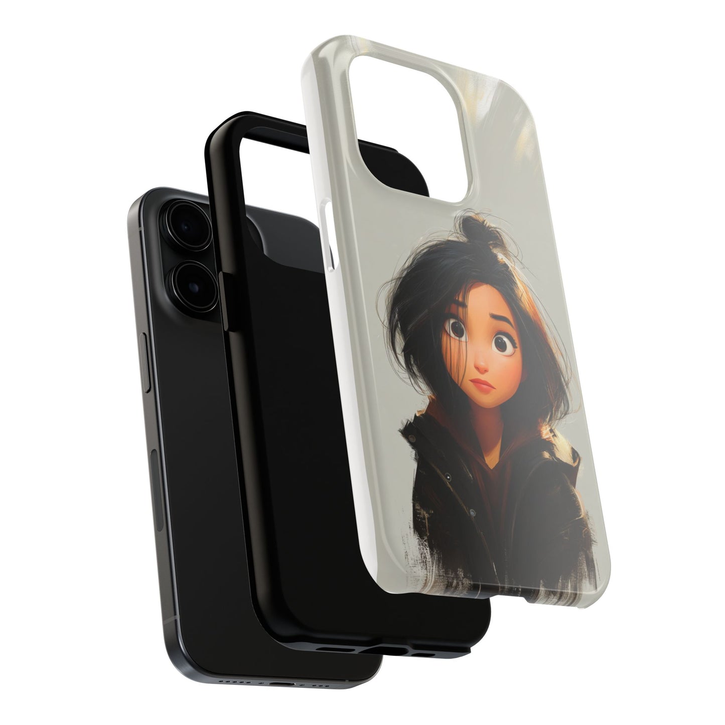 Artistic Tough Phone Case - Unique Design for Creative Souls