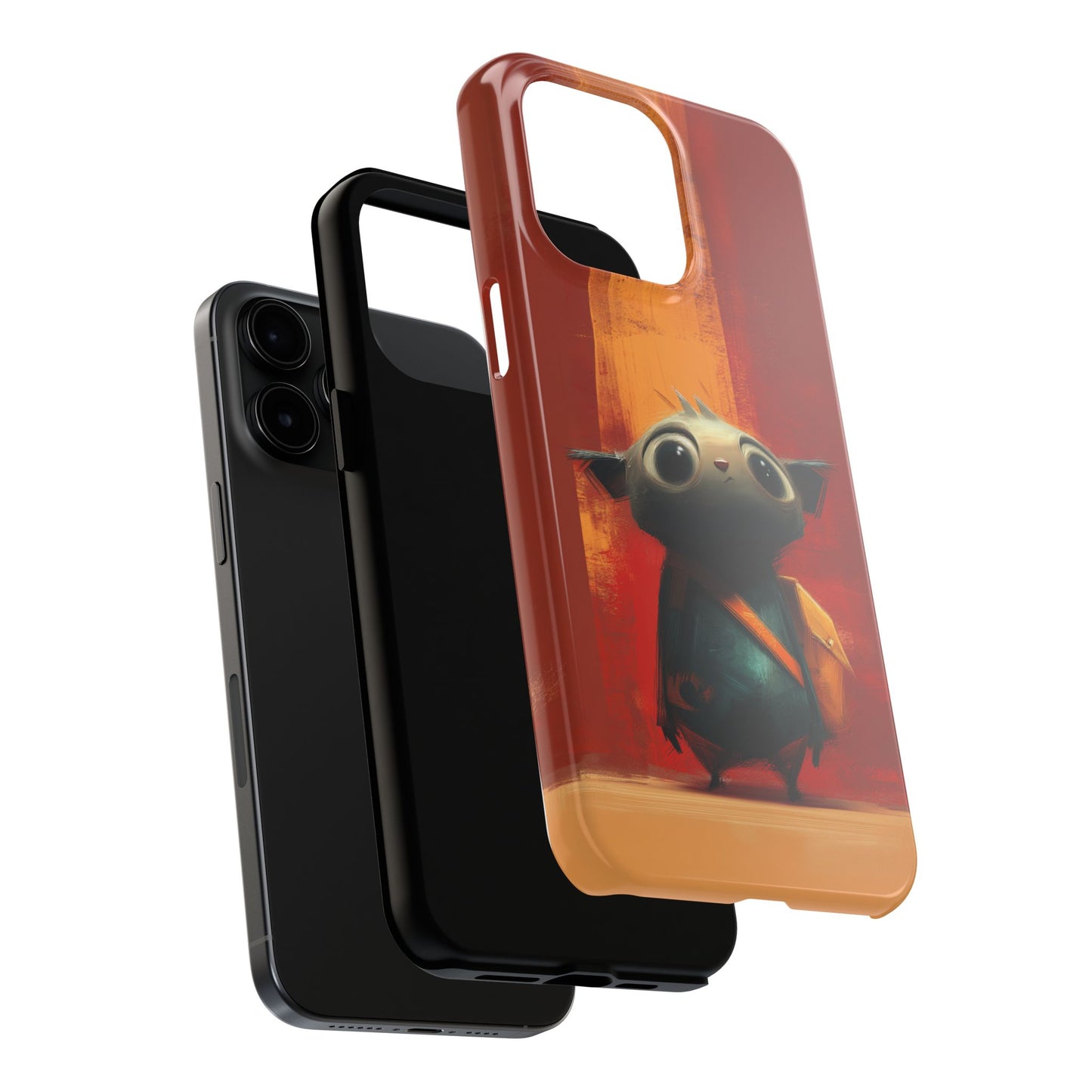 Adventurous Character Tough Phone Case - Durable Protection for Creative Souls