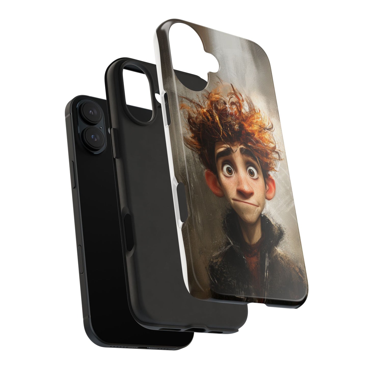 Whimsical Tough Phone Case – Unique Art Design for Creative Souls
