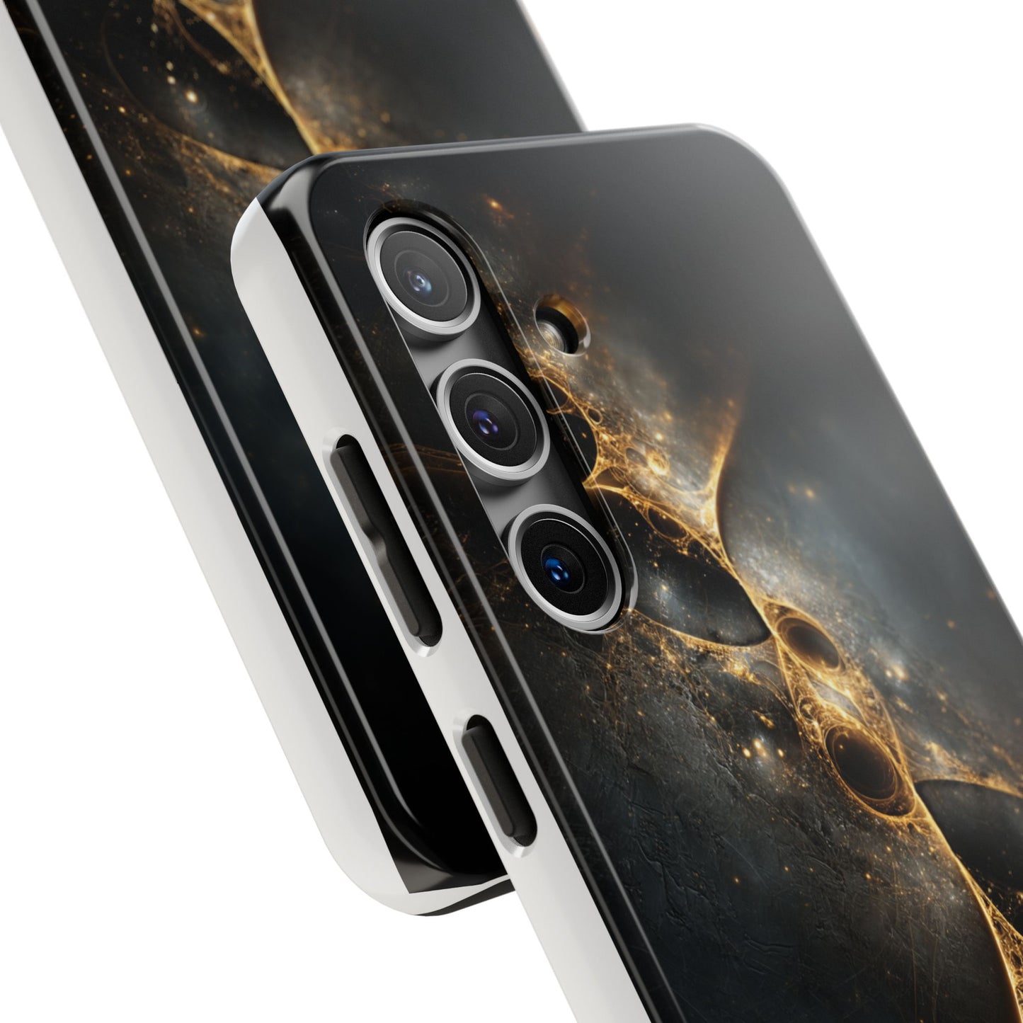 Galactic Elegance Tough Phone Case - Premium Protection for Cosmic Lovers