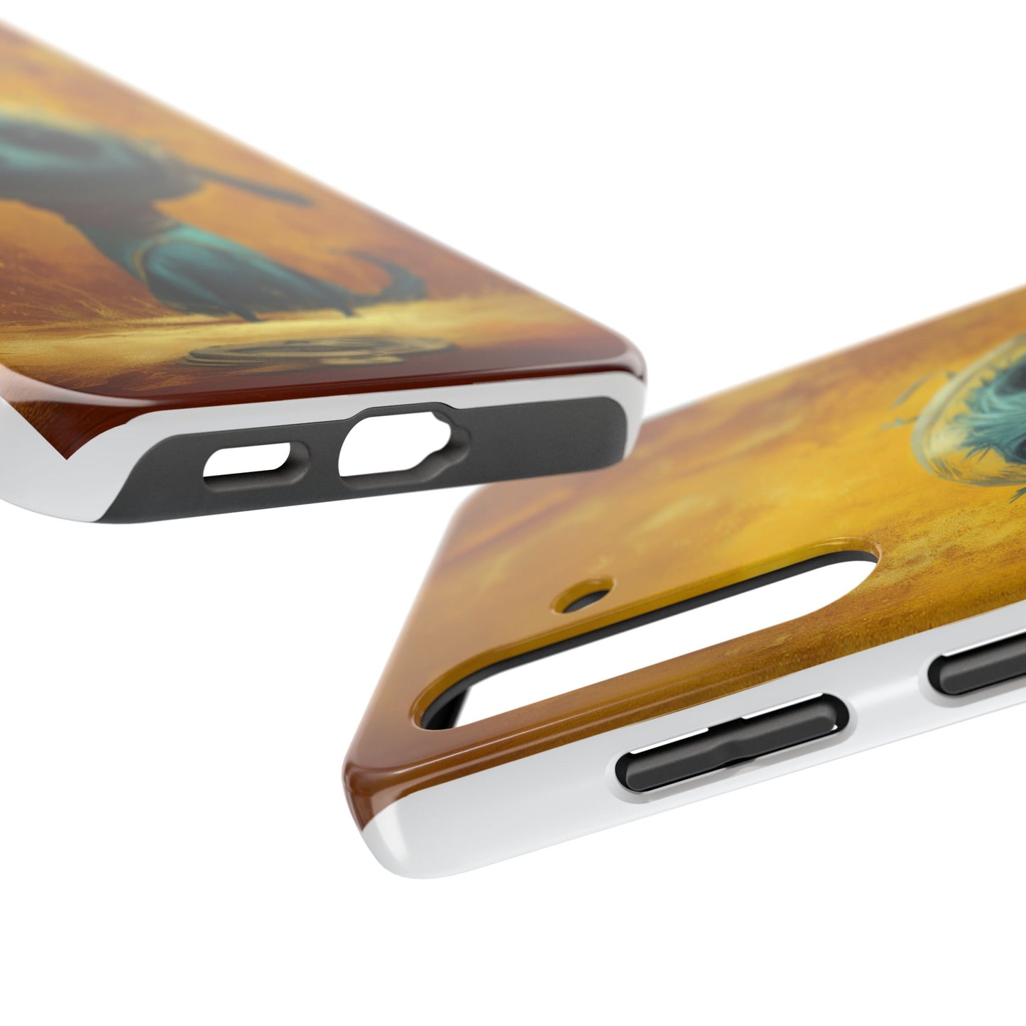 Cute Dog Art Tough Phone Case - Stylish & Protective
