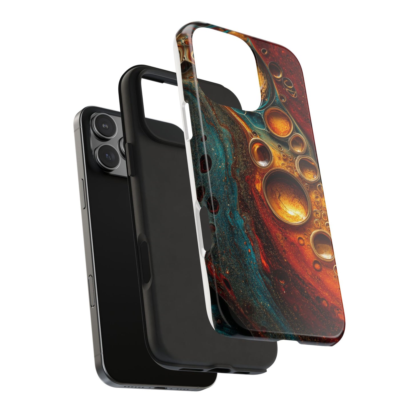 Abstract Art Tough Phone Case - Unique Colorful Design