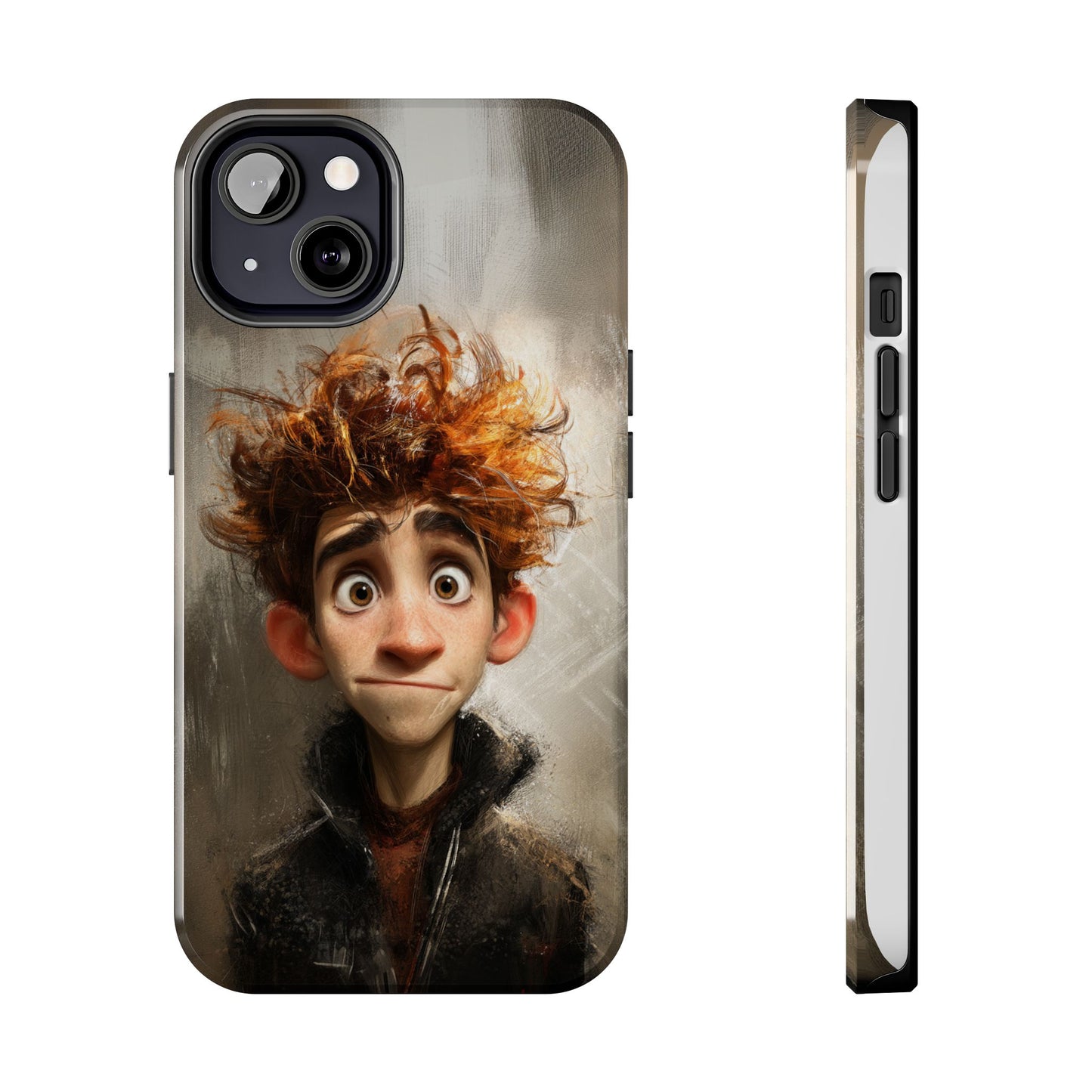 Whimsical Tough Phone Case – Unique Art Design for Creative Souls