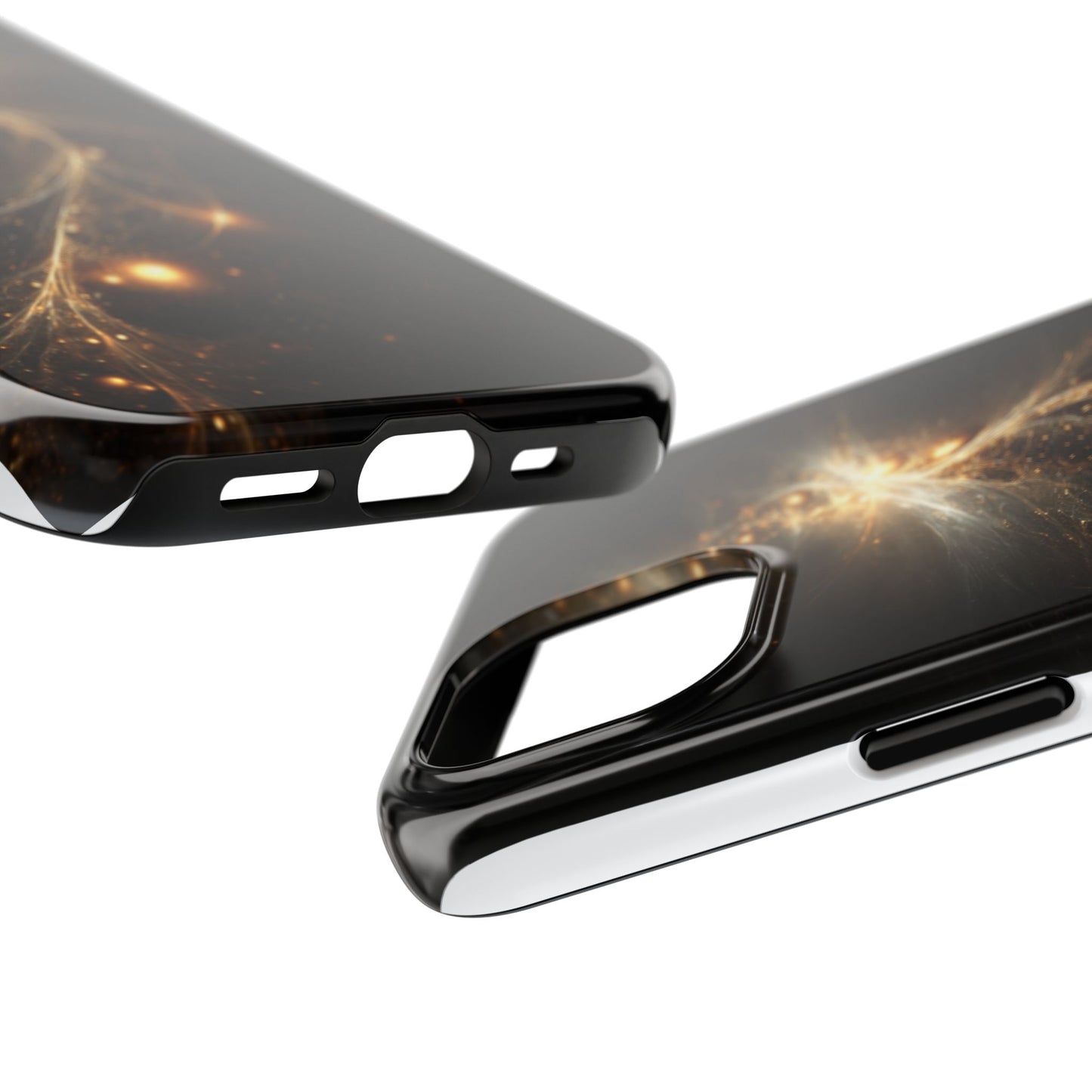 Cosmic Glow Tough Phone Case - Galaxy Design for Sci-Fi Lovers