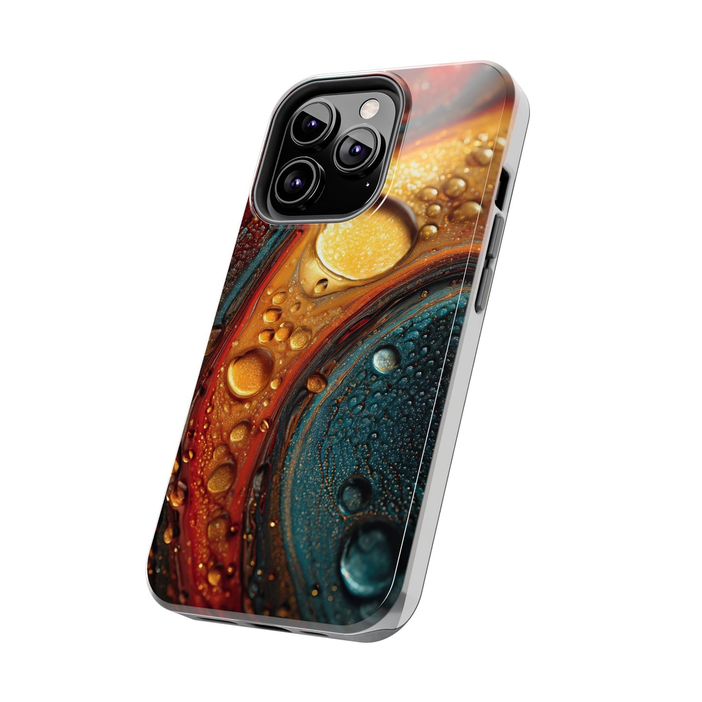 Vibrant Watercolor Tough Phone Case - Colorful Abstract Design