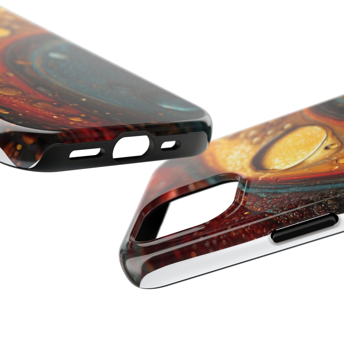 Vibrant Watercolor Tough Phone Case - Colorful Abstract Design