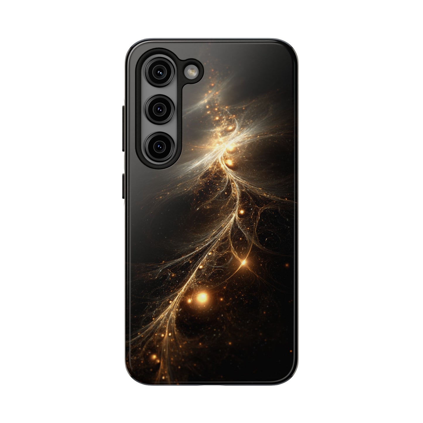Cosmic Glow Tough Phone Case - Galaxy Design for Sci-Fi Lovers