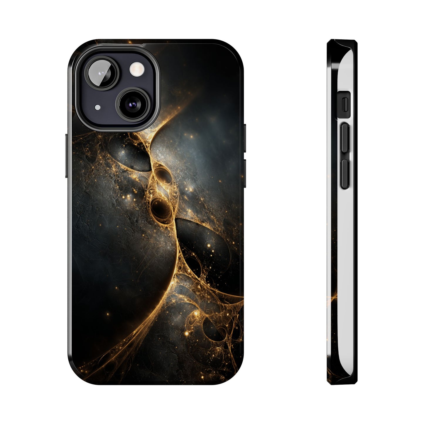 Galactic Elegance Tough Phone Case - Premium Protection for Cosmic Lovers