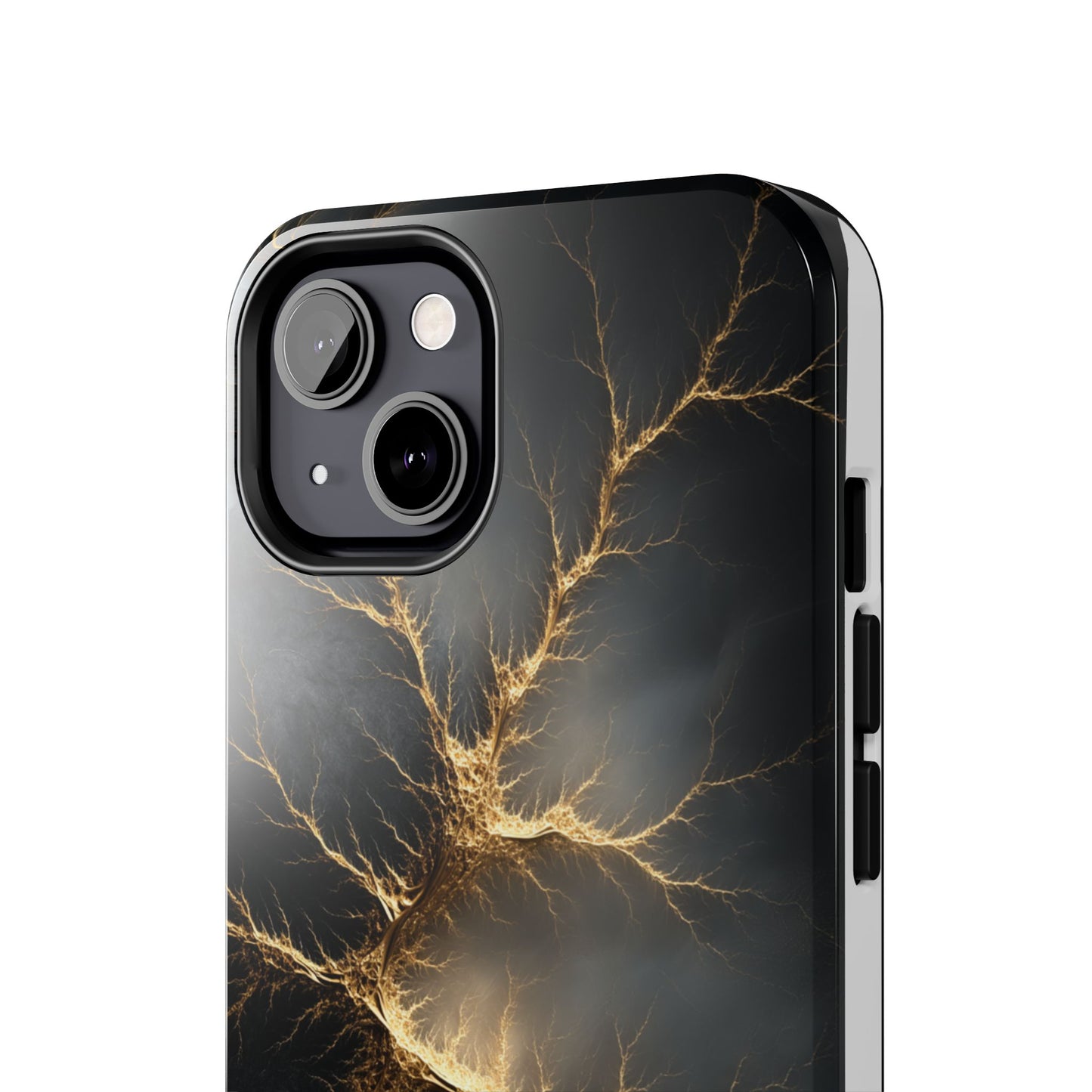 Electric Lightning Tough Phone Case - Durable Protection with Striking Design