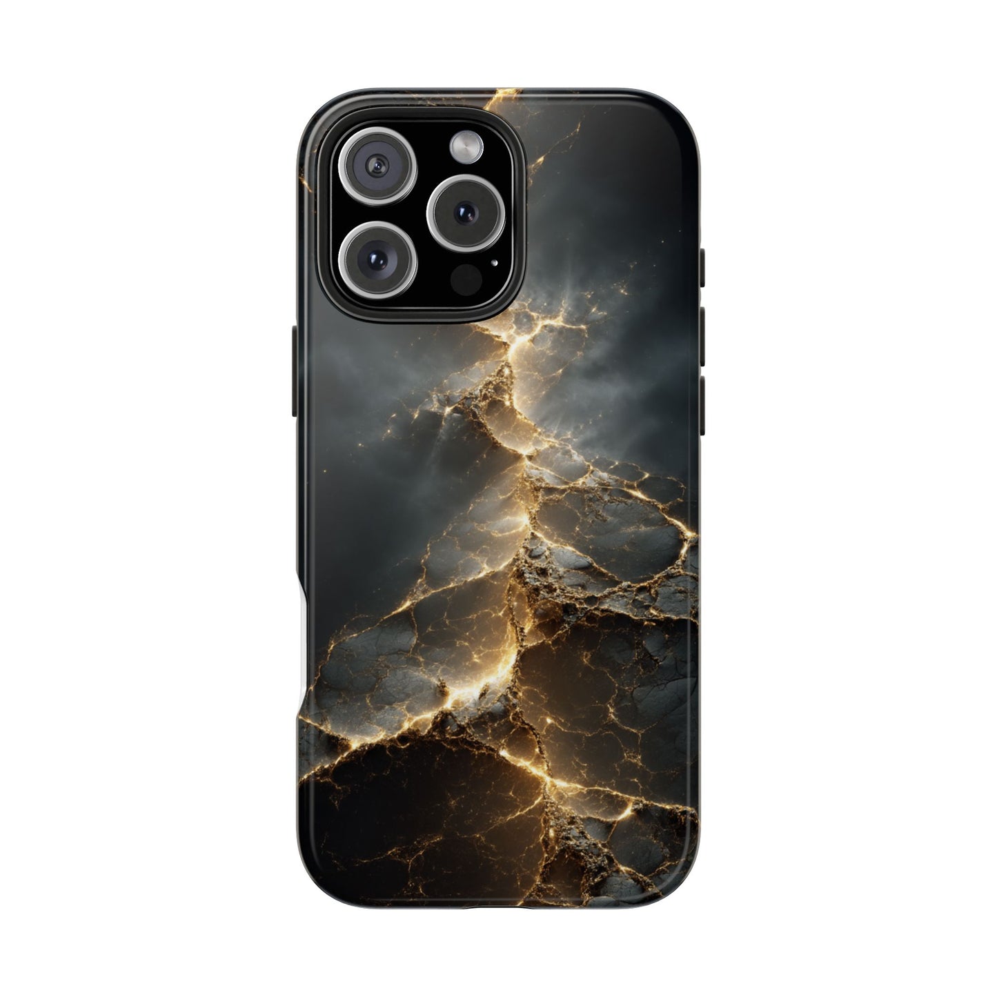 Majestic Marble Phone Case - Tough Protective Cover with Gold Veins