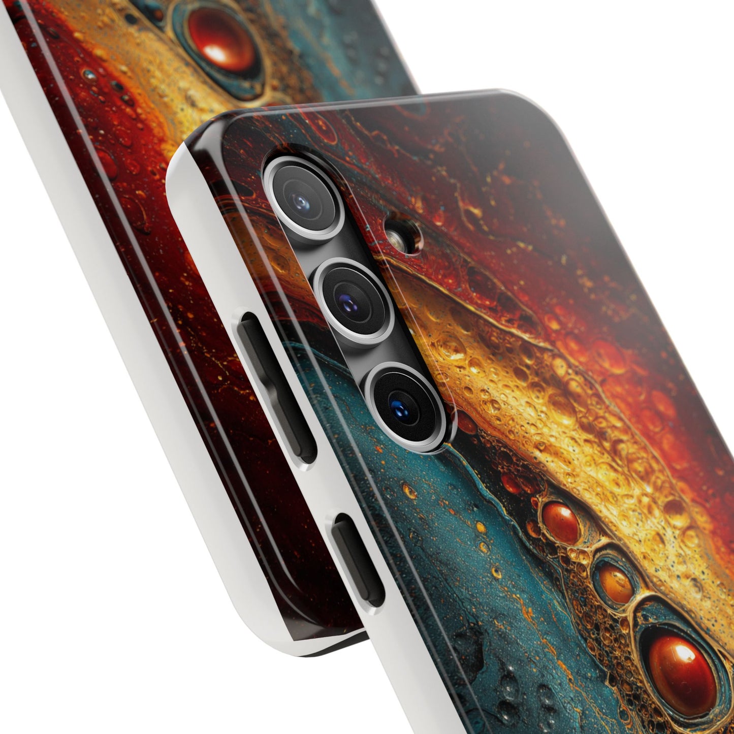 Abstract Colorful Tough Phone Case - Protective Cover with Unique Design