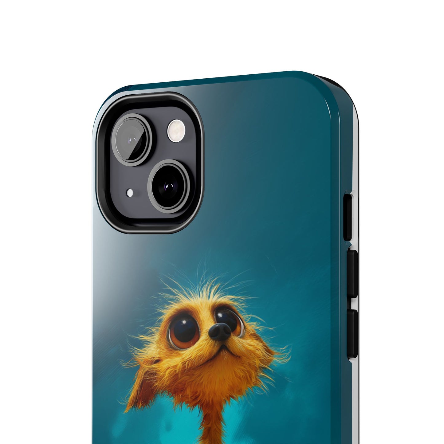 Whimsical Dog Art Tough Phone Case - Durable and Stylish Protection for Pet Lovers